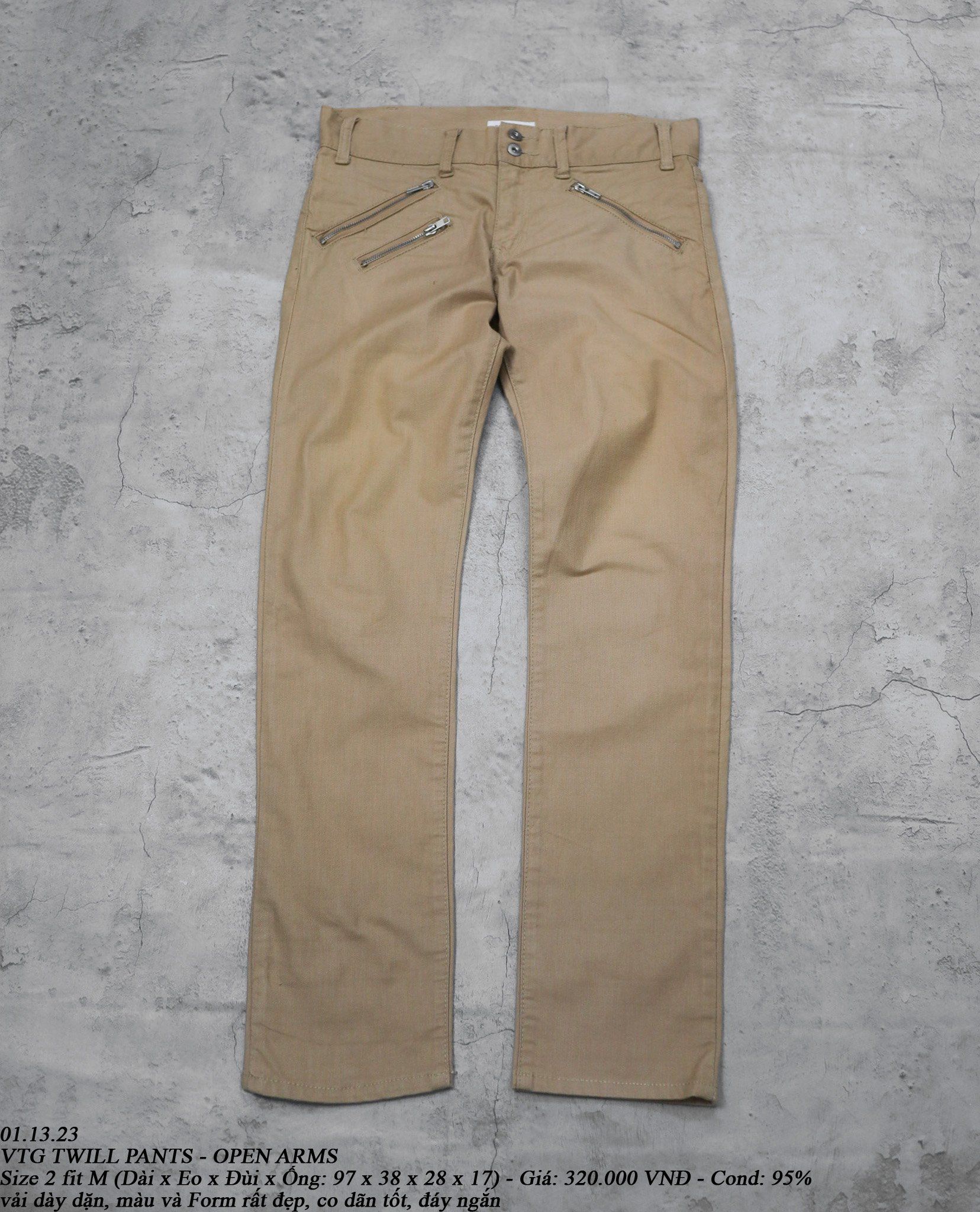 01.13.23 - VTG TWILL PANTS - OPEN ARMS