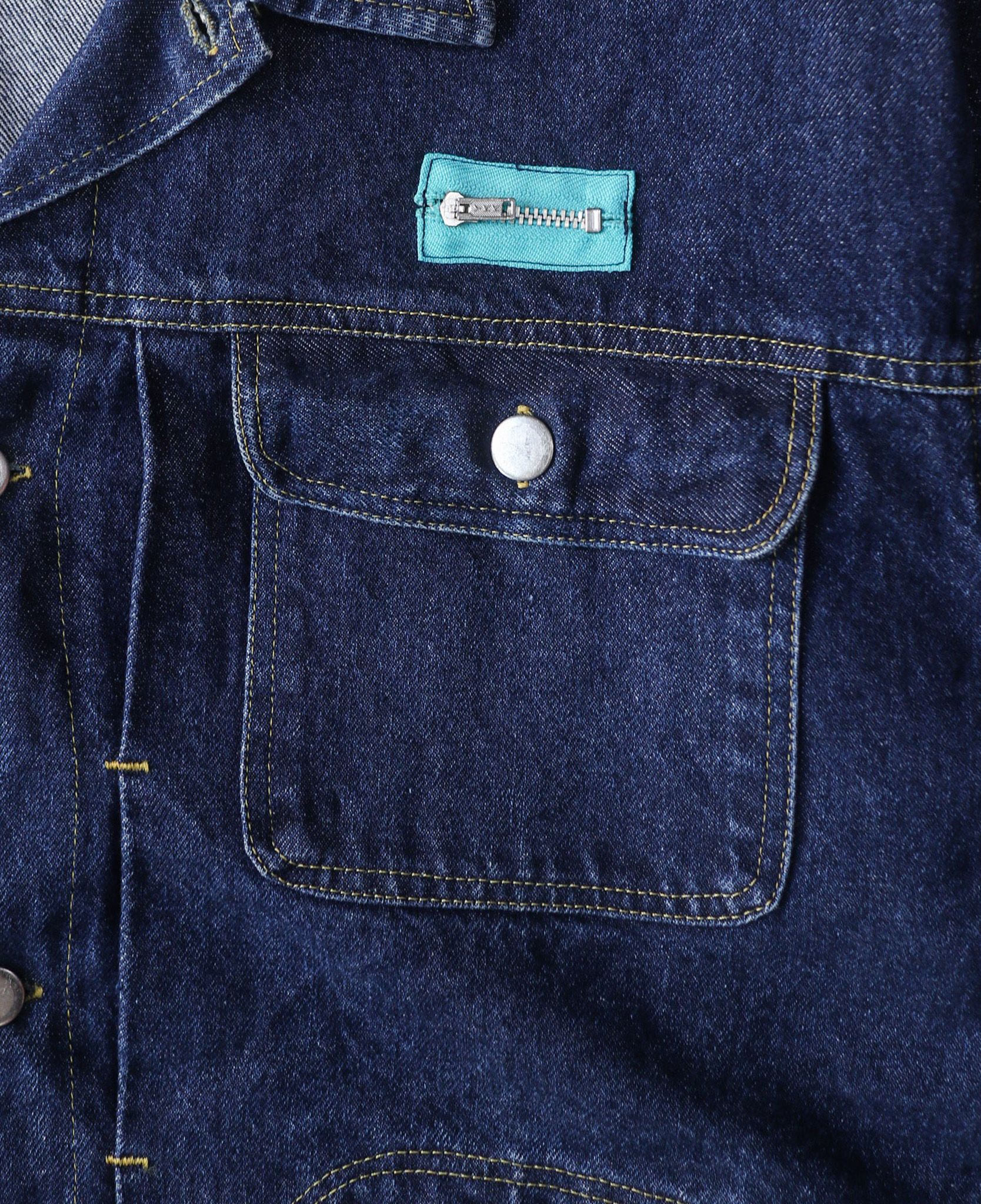 02.15.24 - VTG DENIM JACKET - ORANGE JUICE