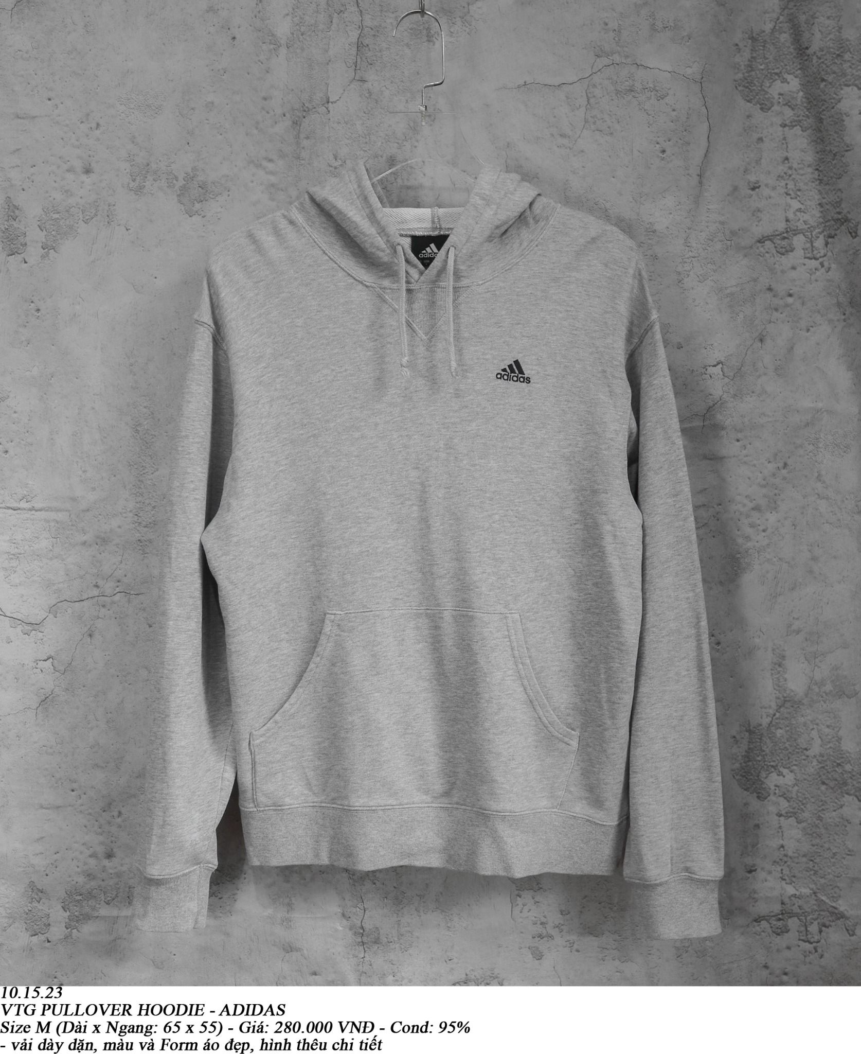 10.15.23 - VTG PULLOVER HOODIE - ADIDAS