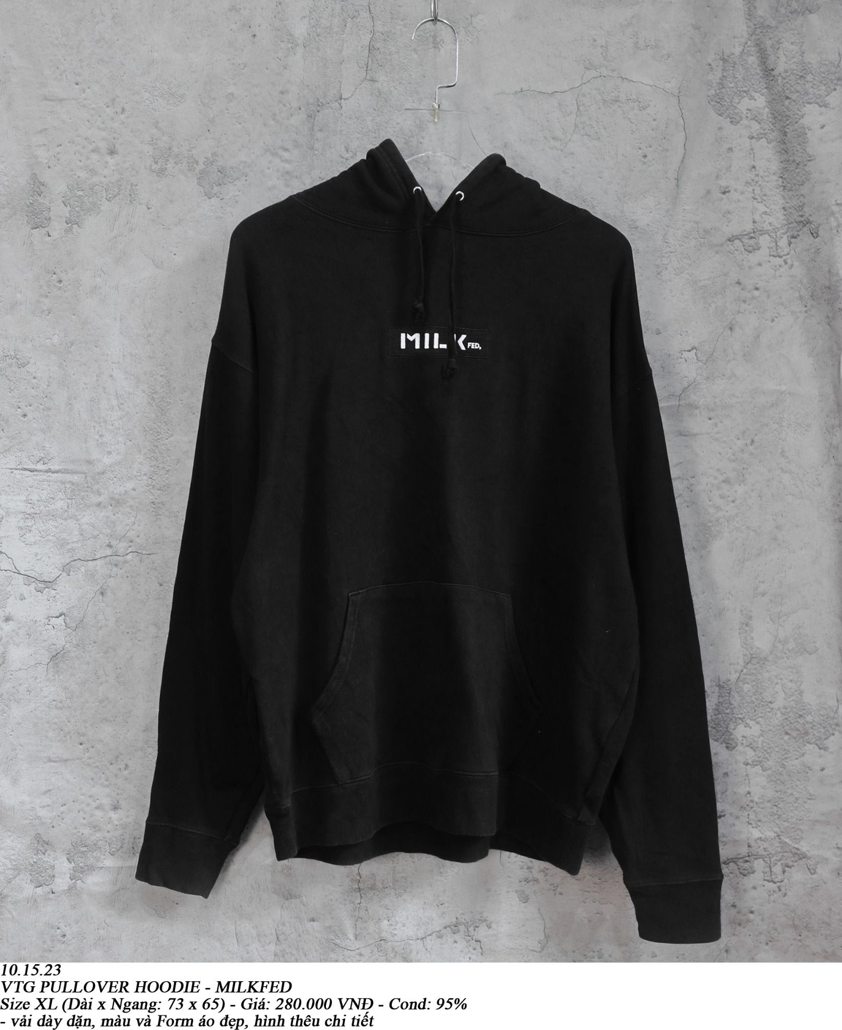 10.15.23 - VTG PULLOVER HOODIE - MILKFED