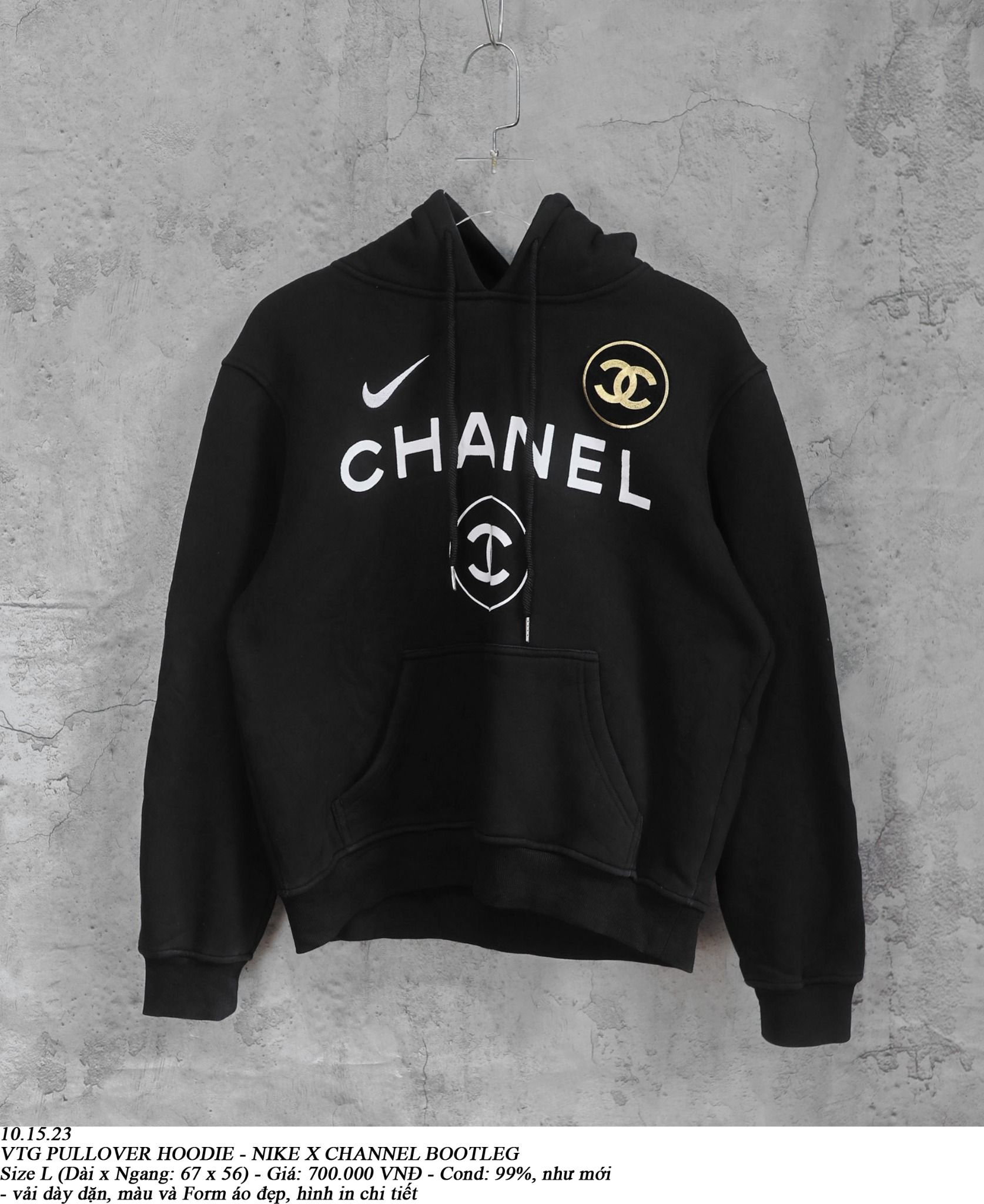 10.15.23 - VTG PULLOVER HOODIE - NIKE X CHANNEL BOOTLEG