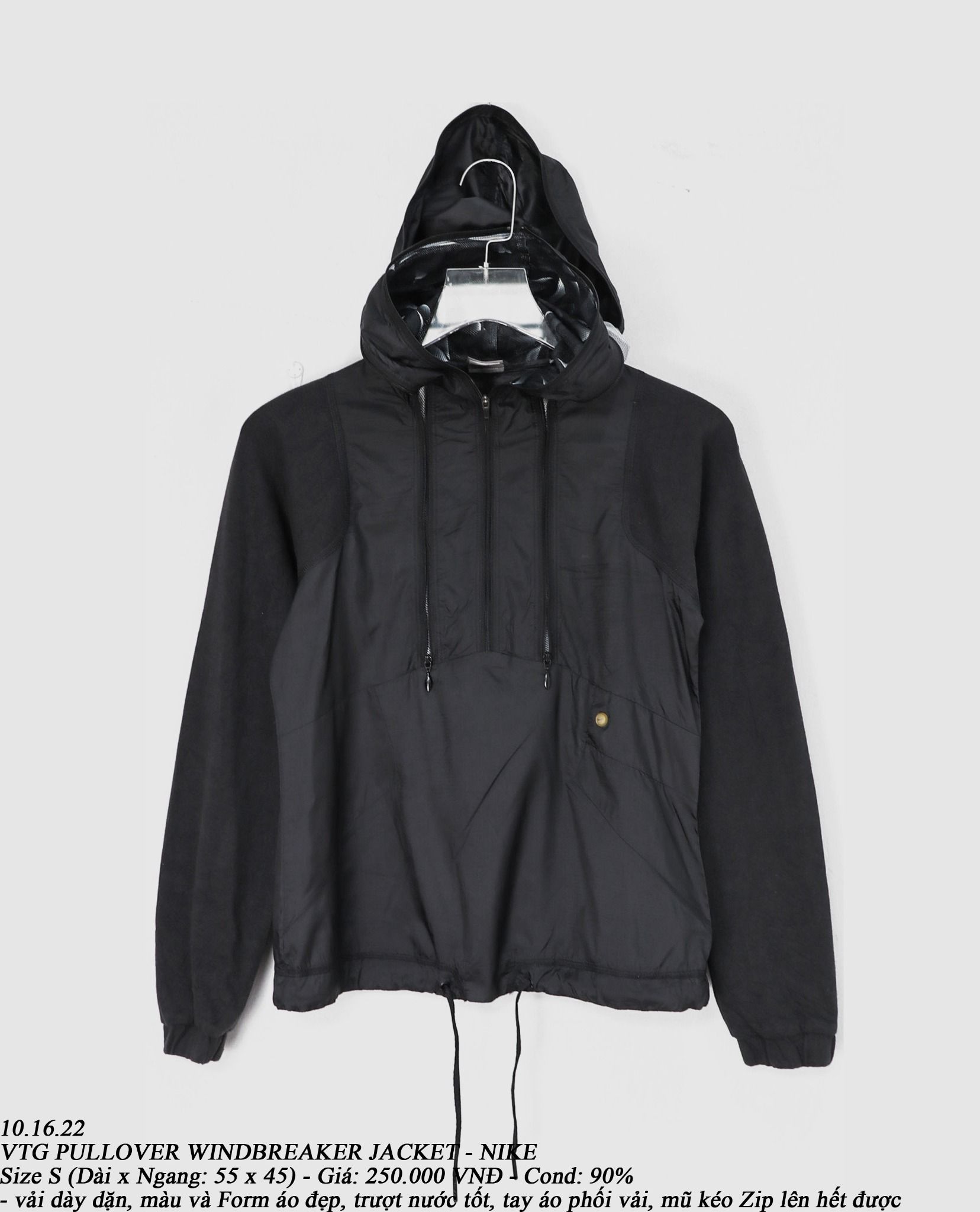 10.16.22 - VTG PULLOVER WINDBREAKER JACKET - NIKE