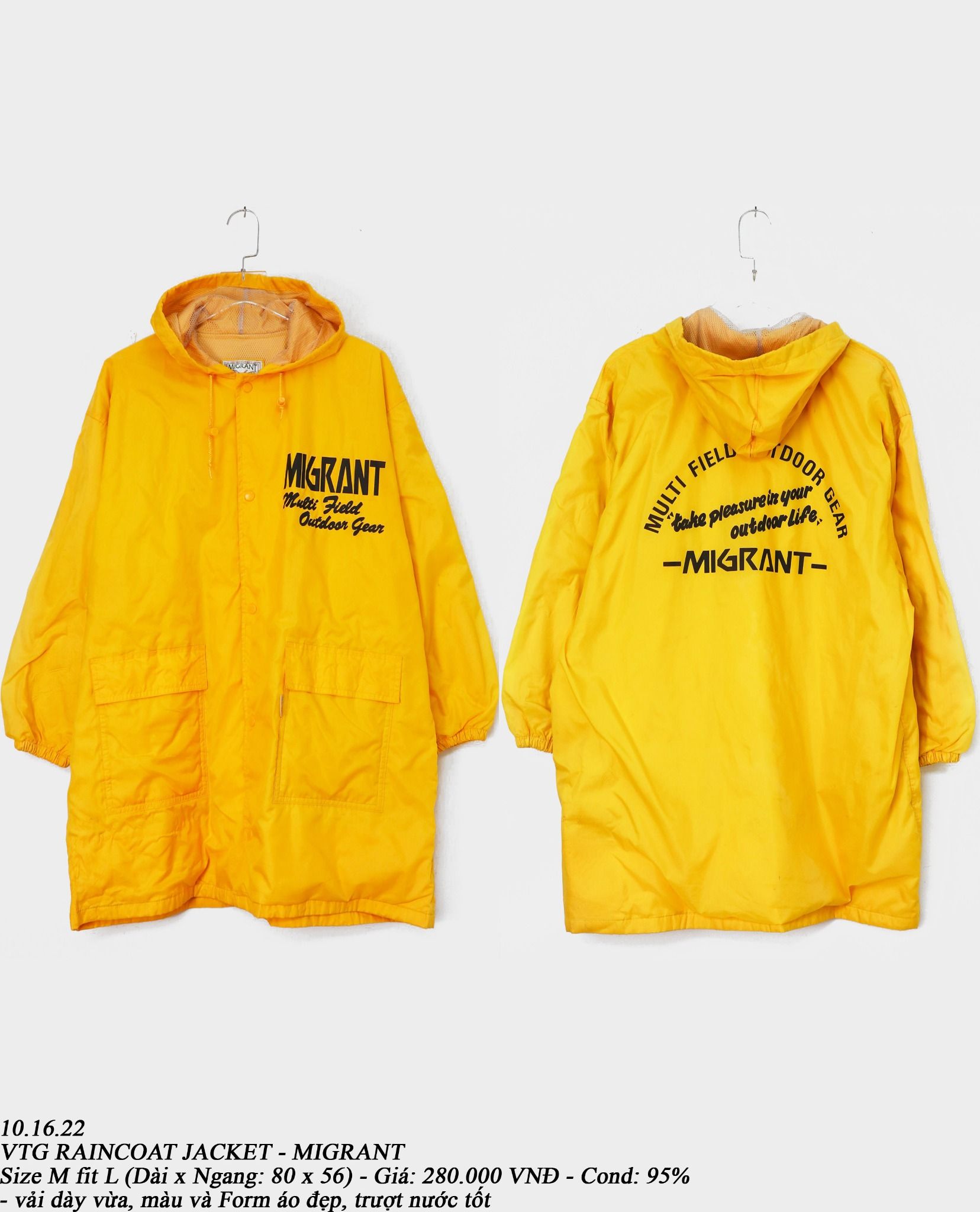 10.16.22 - VTG RAINCOAT JACKET - MIGRANT