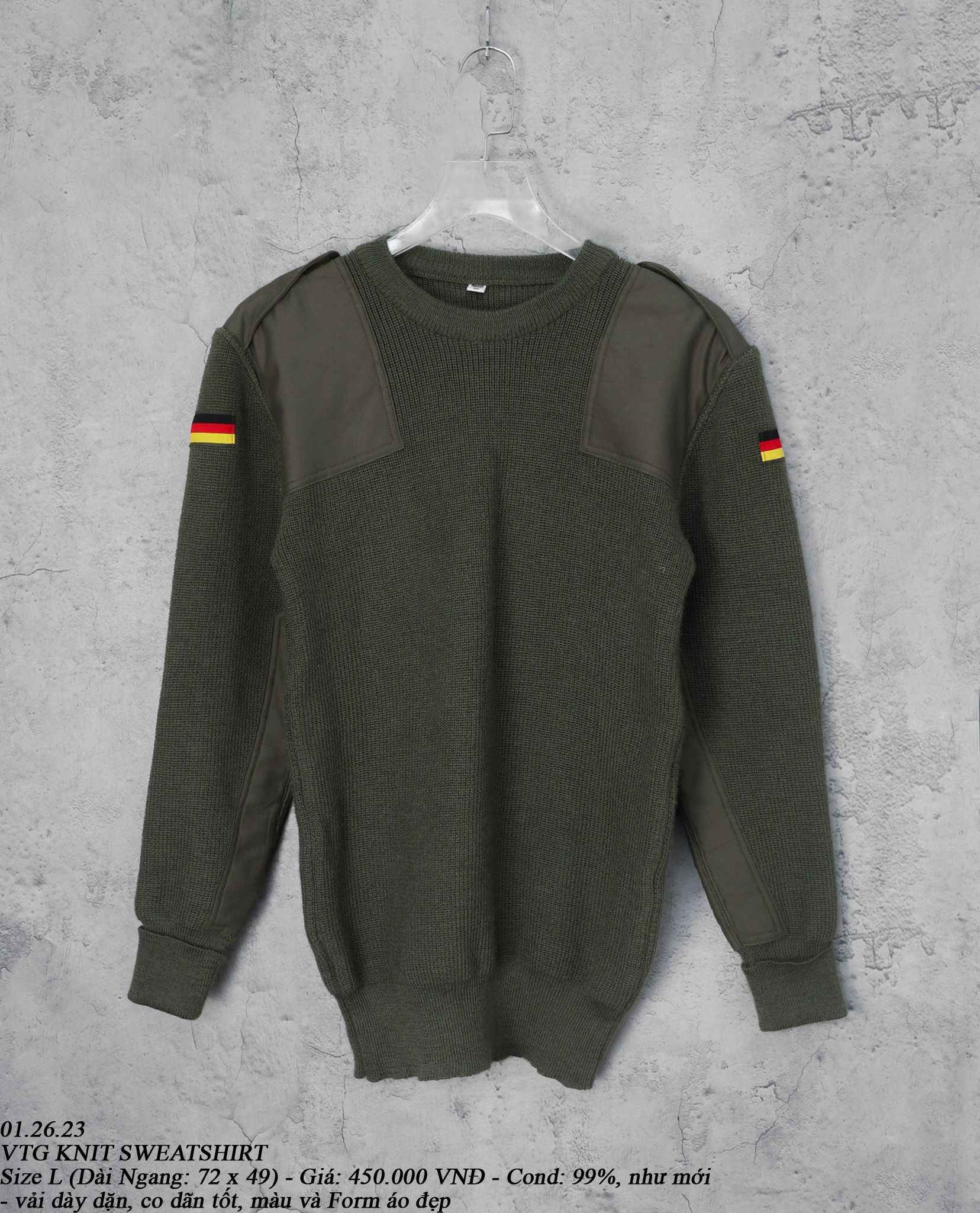 01.26.23 - VTG KNIT SWEATSHIRT