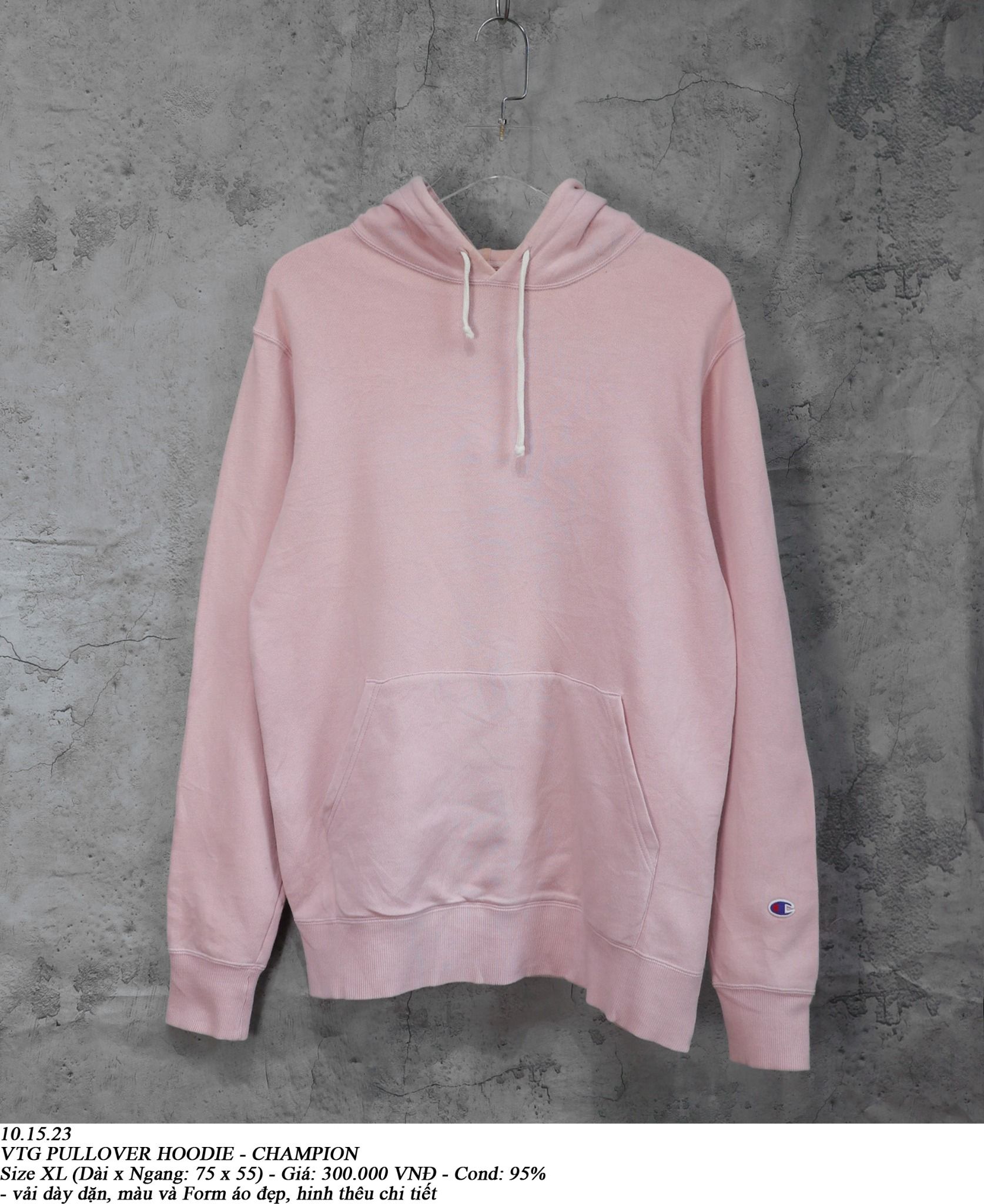 10.15.23 - VTG PULLOVER HOODIE - CHAMPION
