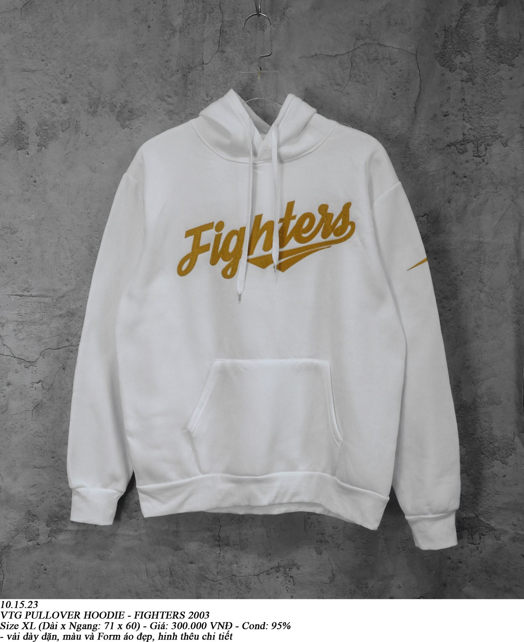 10.15.23 - VTG PULLOVER HOODIE - FIGHTERS 2003