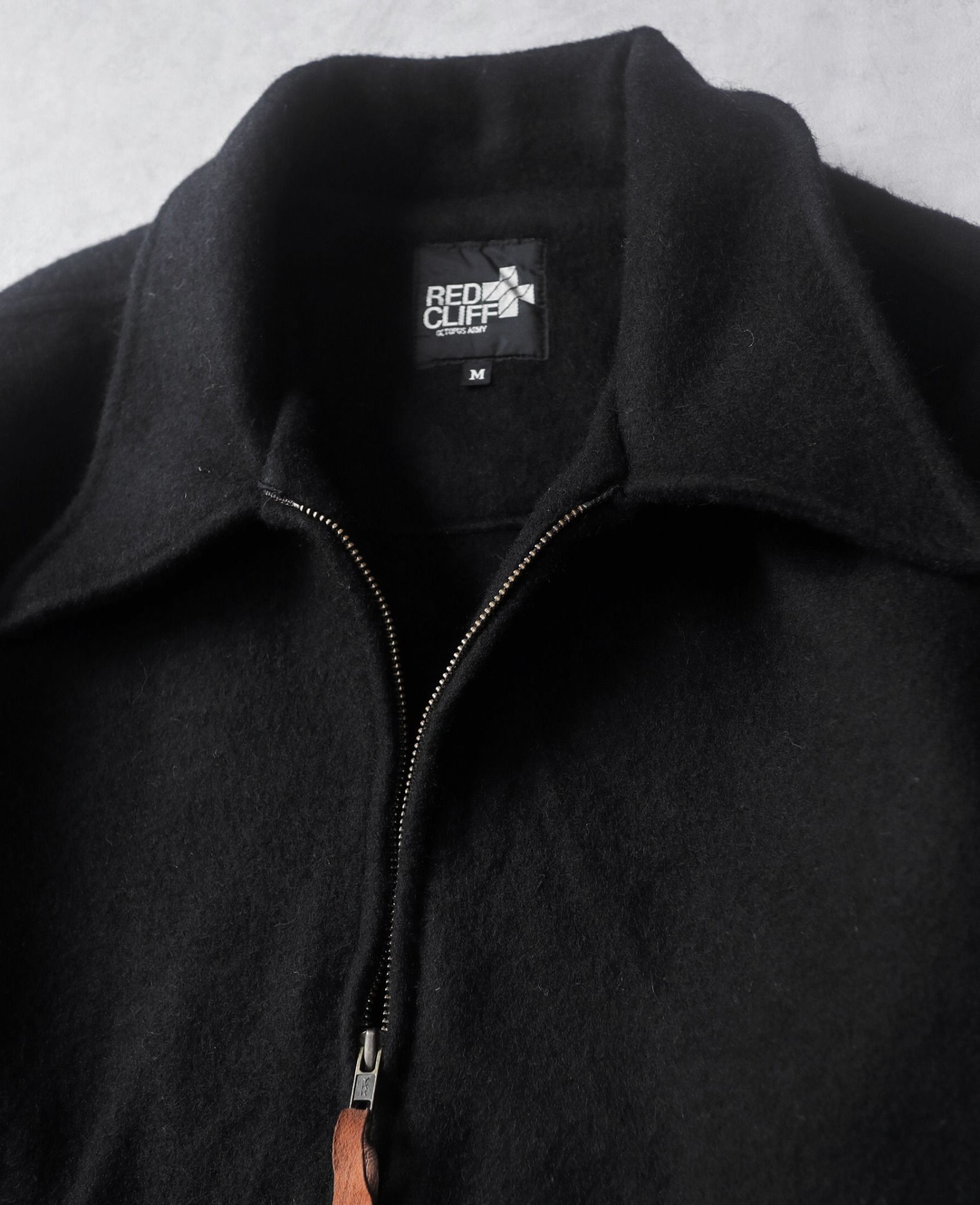 03.13.24 - VTG WOOL BLOUSON JACKET - RED CLIFF by OCTOPUS ARMY