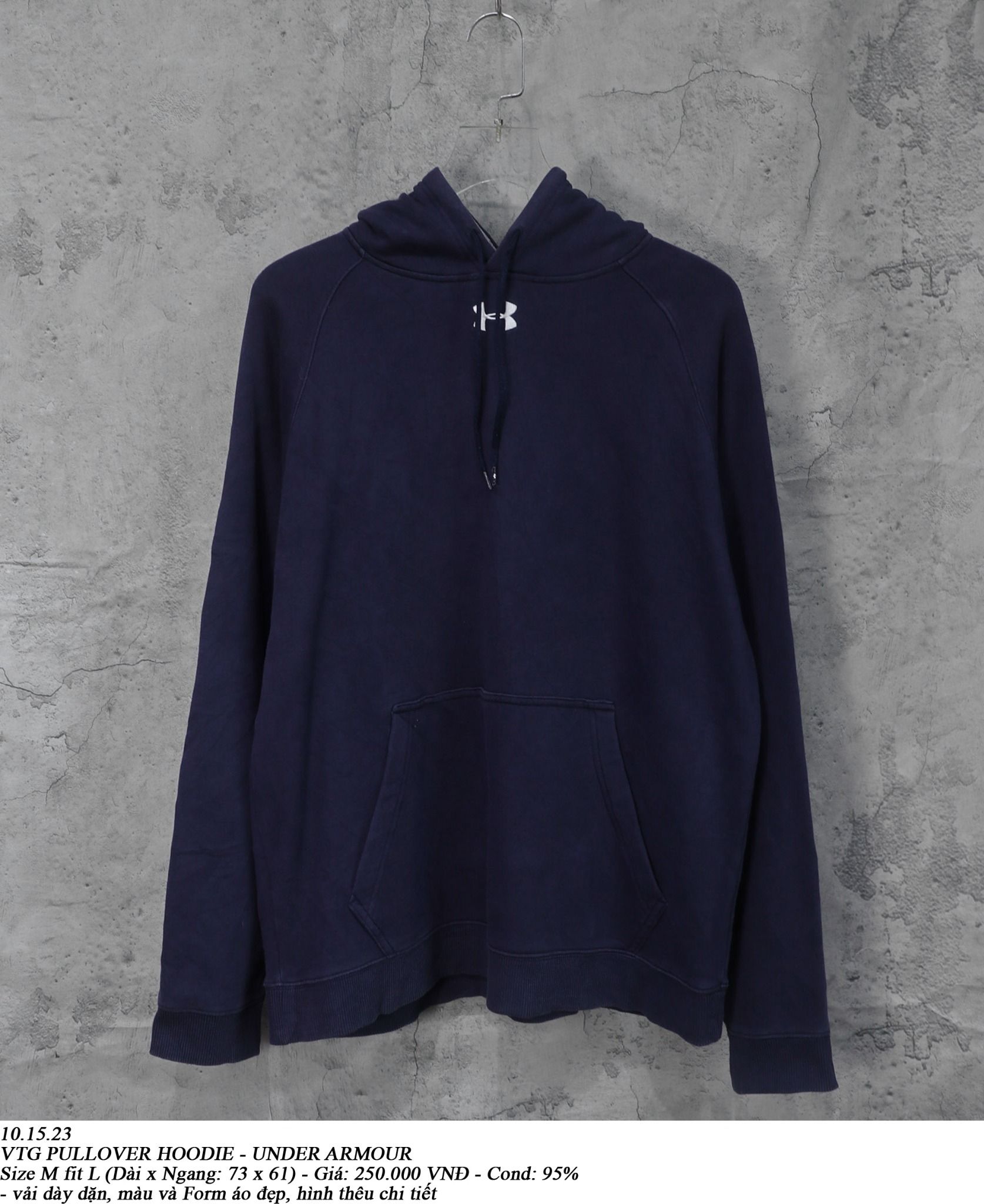 10.15.23 - VTG PULLOVER HOODIE - UNDER ARMOUR