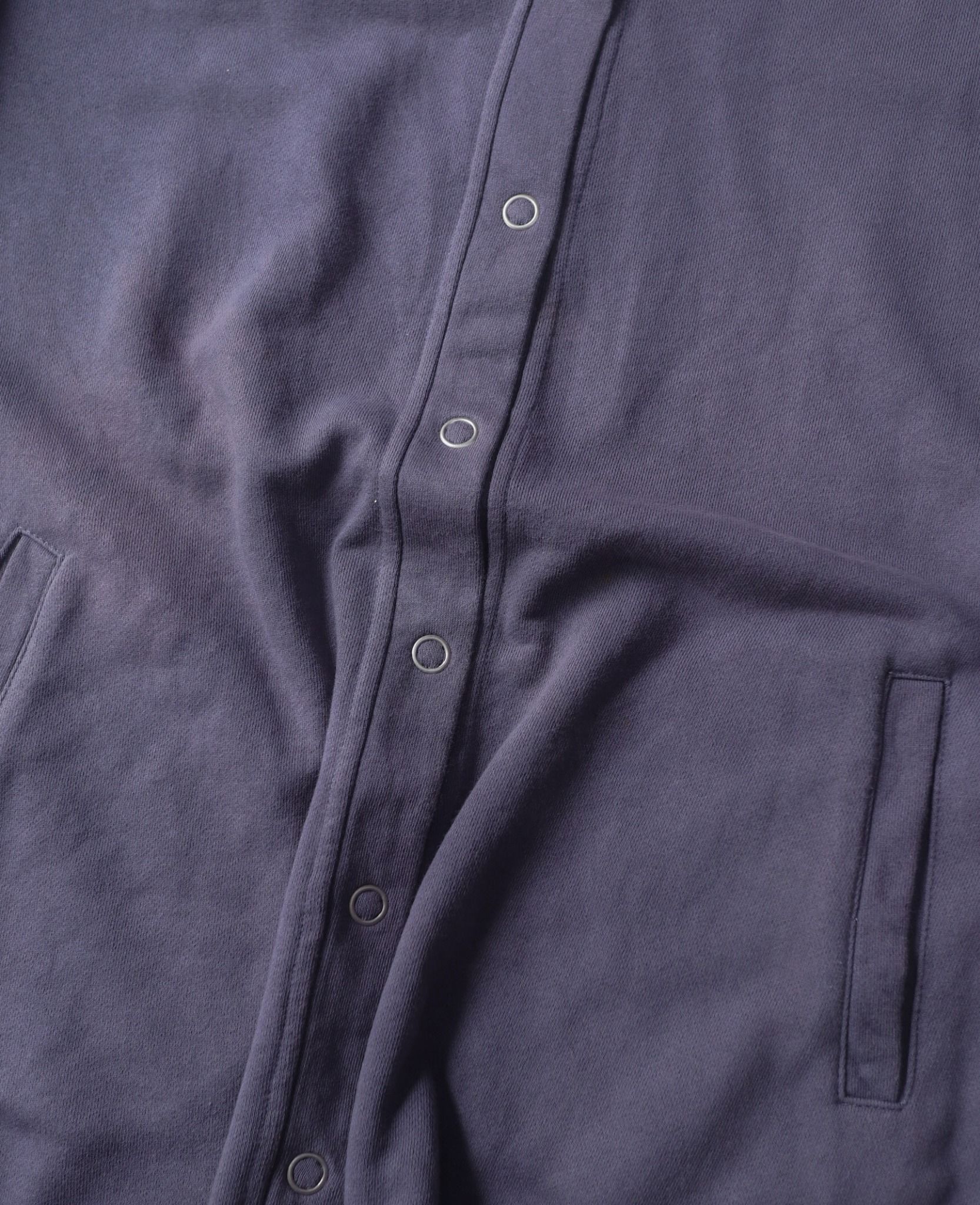 03.13.24 - VTG TERRY LONGLINE CARDIGAN JACKET - BLUCIELO