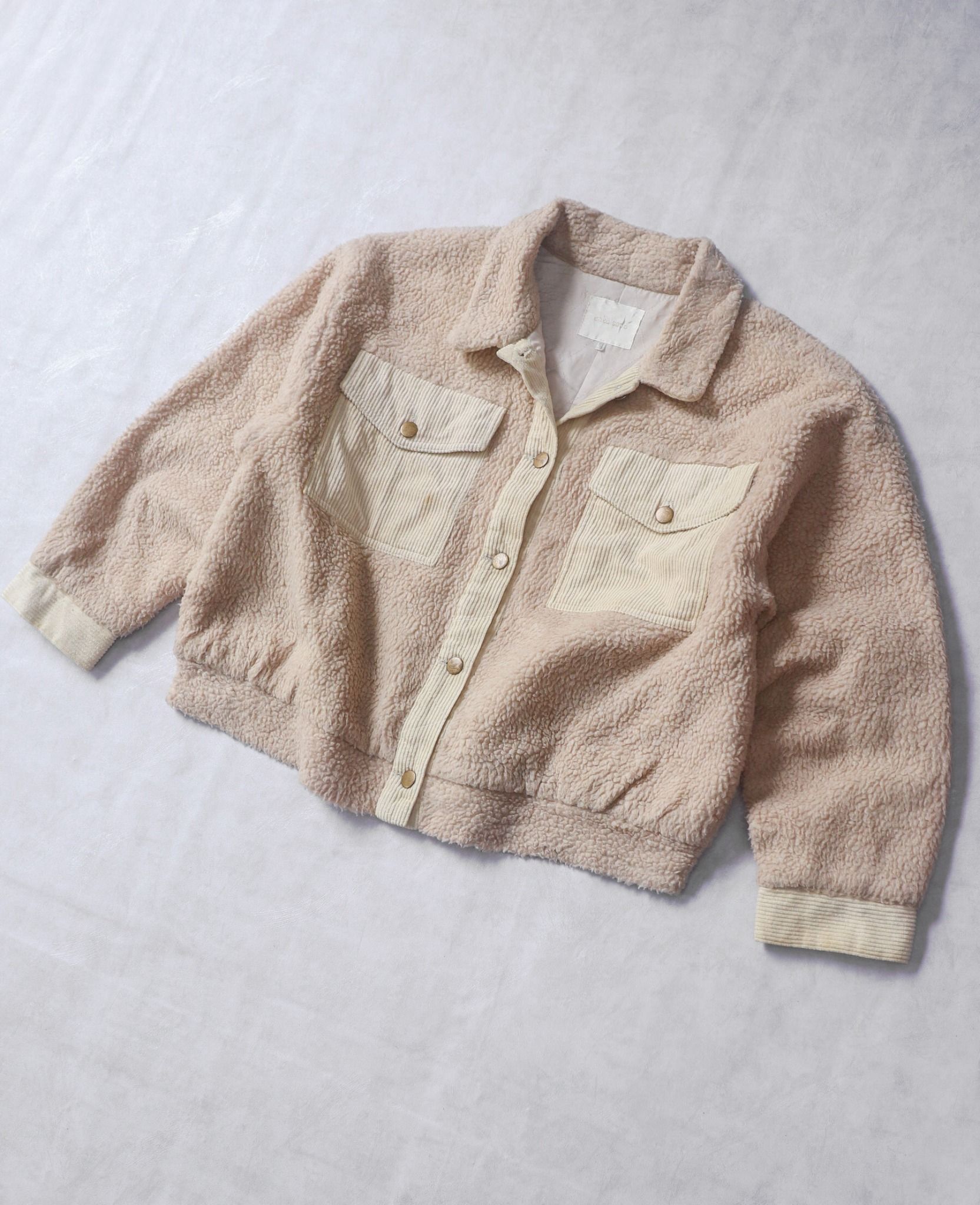 03.13.24 - VTG CROPPED FLEECE TRUCKER JACKET - EHKA SOPO