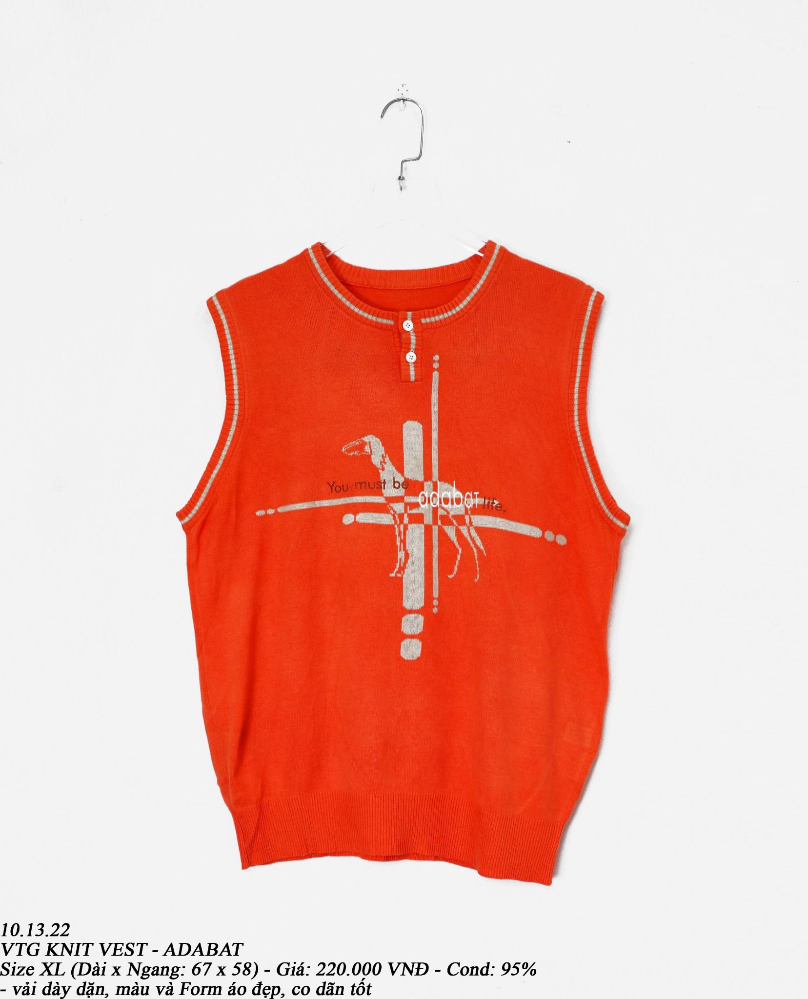 10.13.22 - VTG KNIT VEST - ADABAT