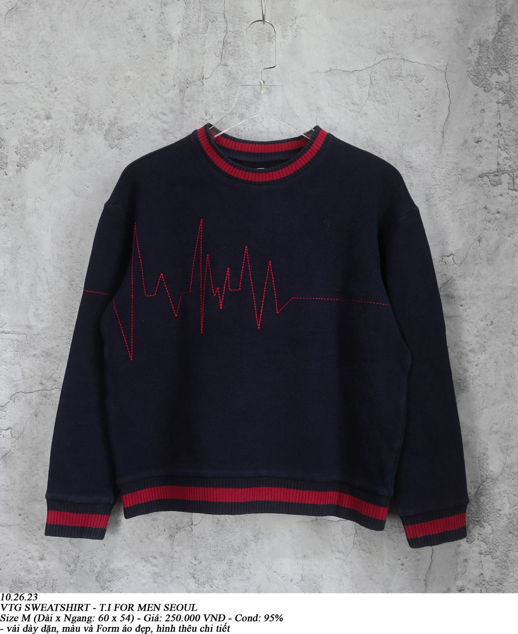 10.26.23 - VTG SWEATSHIRT - T.I FOR MEN SEOUL