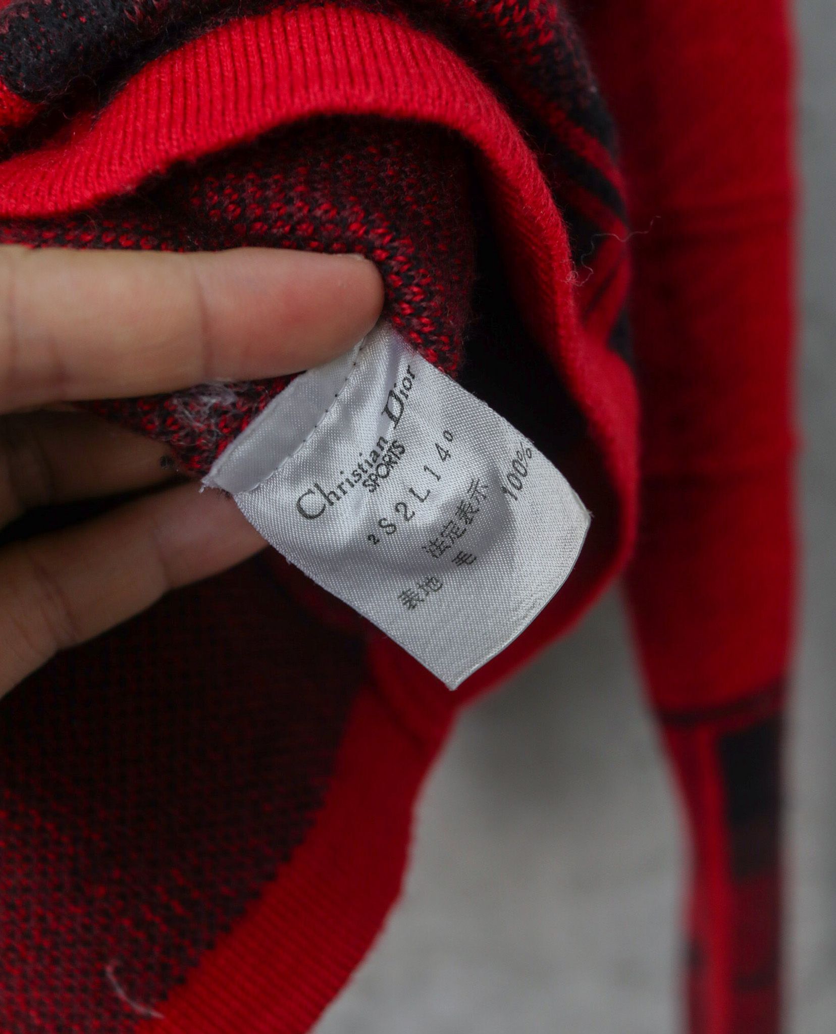 01.26.23 - VTG KNIT SWEATSHIRT - CHRISTIAN DIOR SPORTS 90s