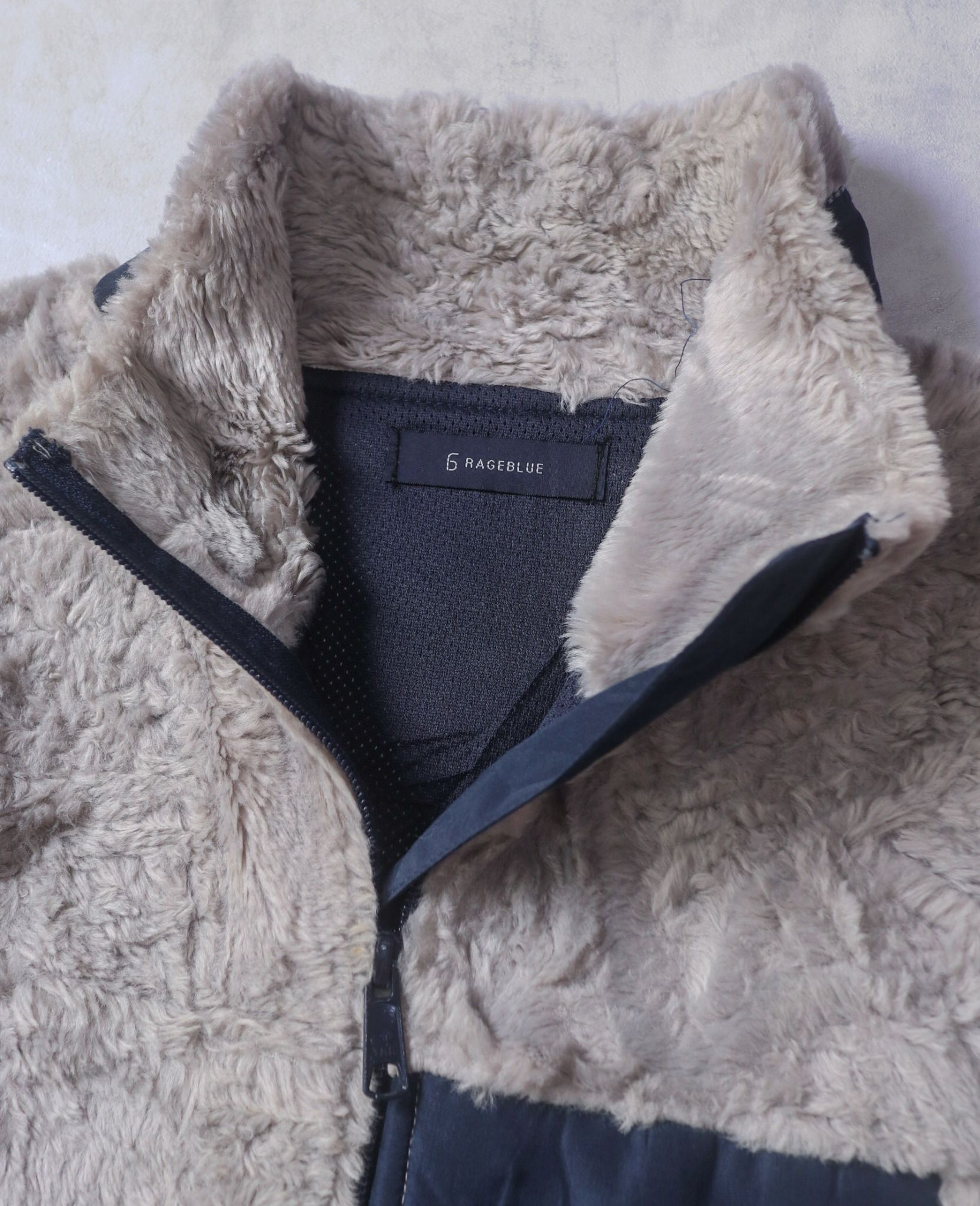 03.13.24 - VTG FAUX FUR JACKET - 6RAGEBLUE