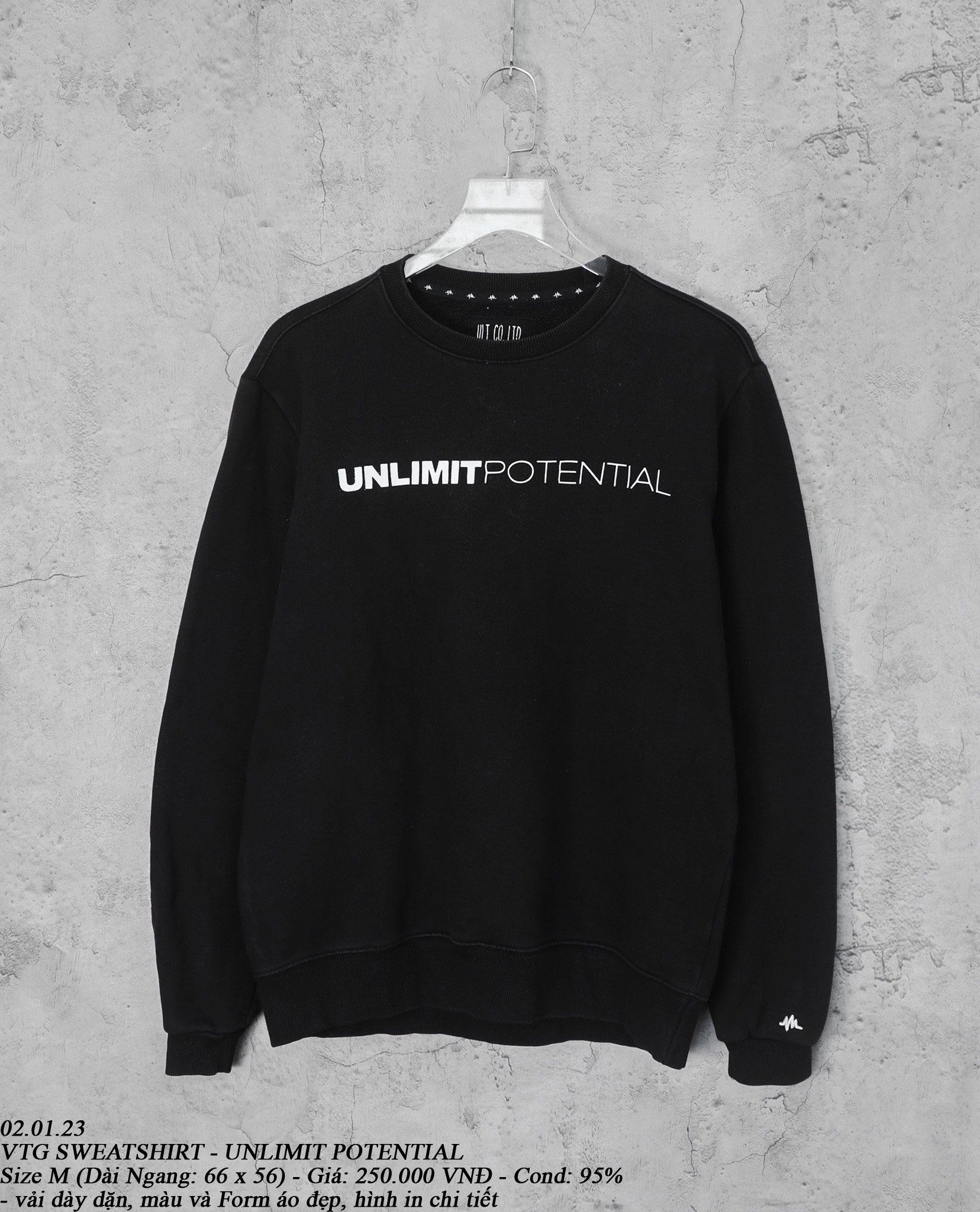02.01.23 - VTG SWEATSHIRT - UNLIMIT POTENTIAL