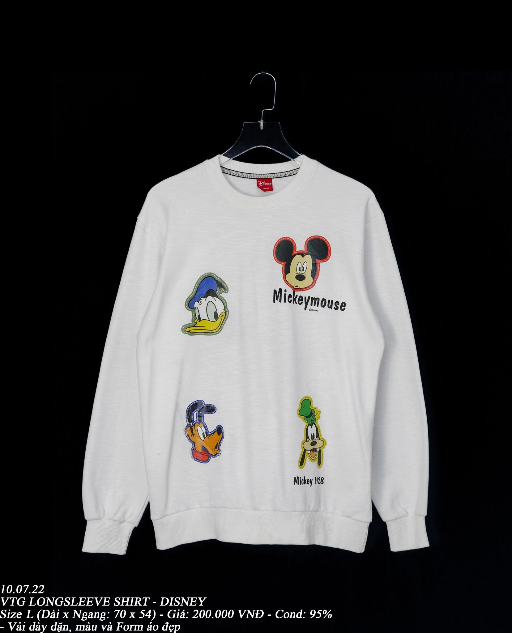 10.07.22 - VTG LONGSLEEVE SHIRT - DISNEY