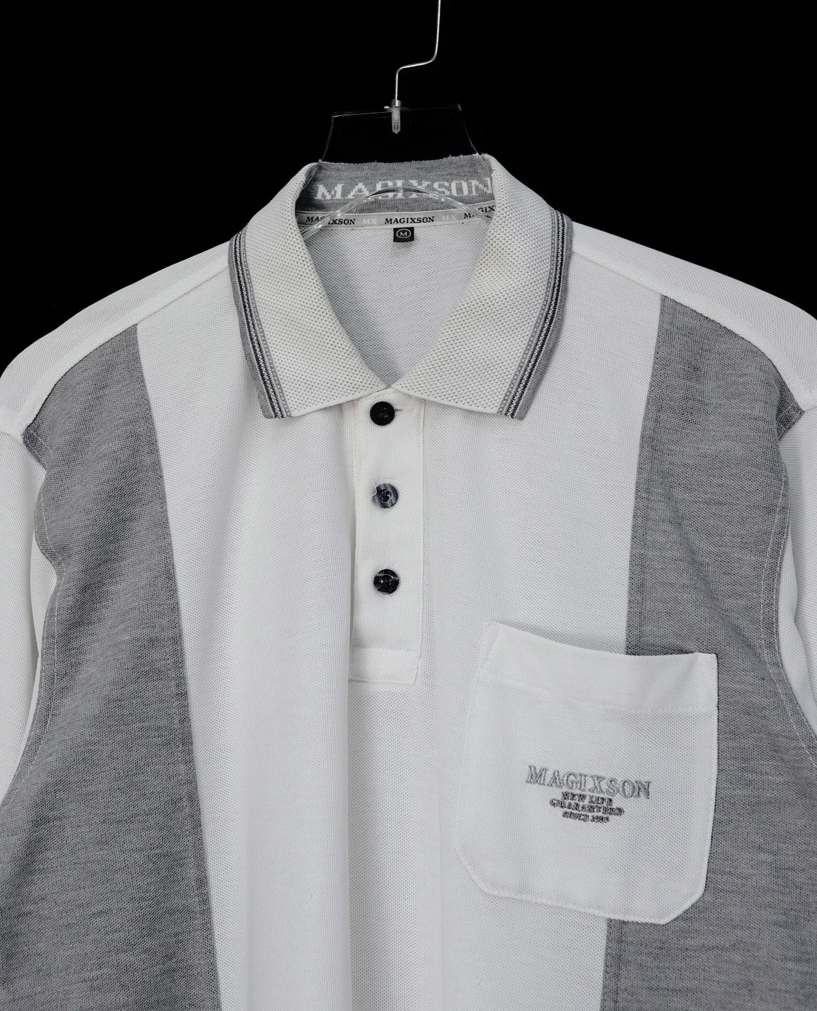 10.06.22 - VTG LONGSLEEVE POLO SHIRT - MAGIXSON
