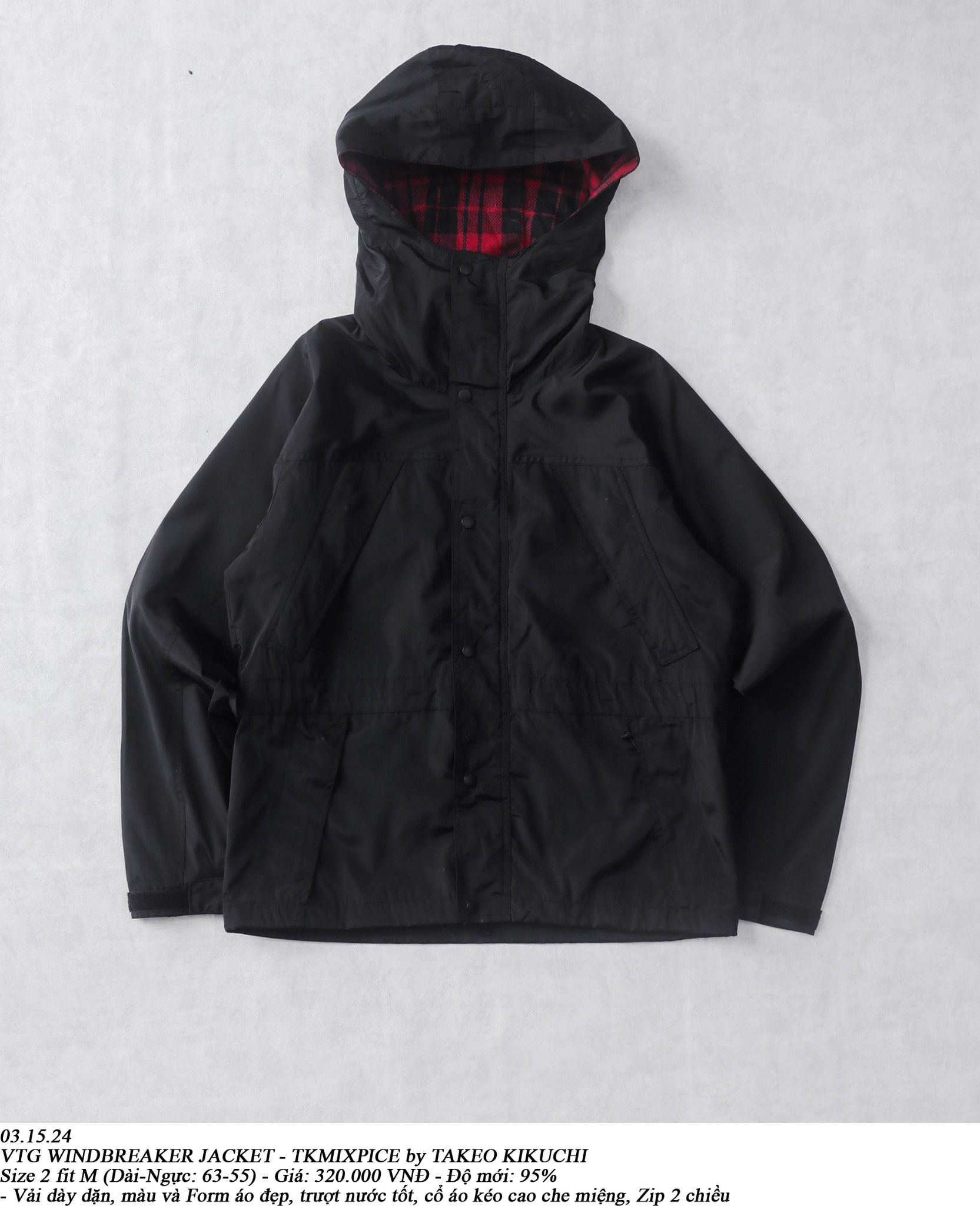 03.15.24 - VTG WINDREAKER JACKET - TKMIXPICE by TAKEO KIKUCHI