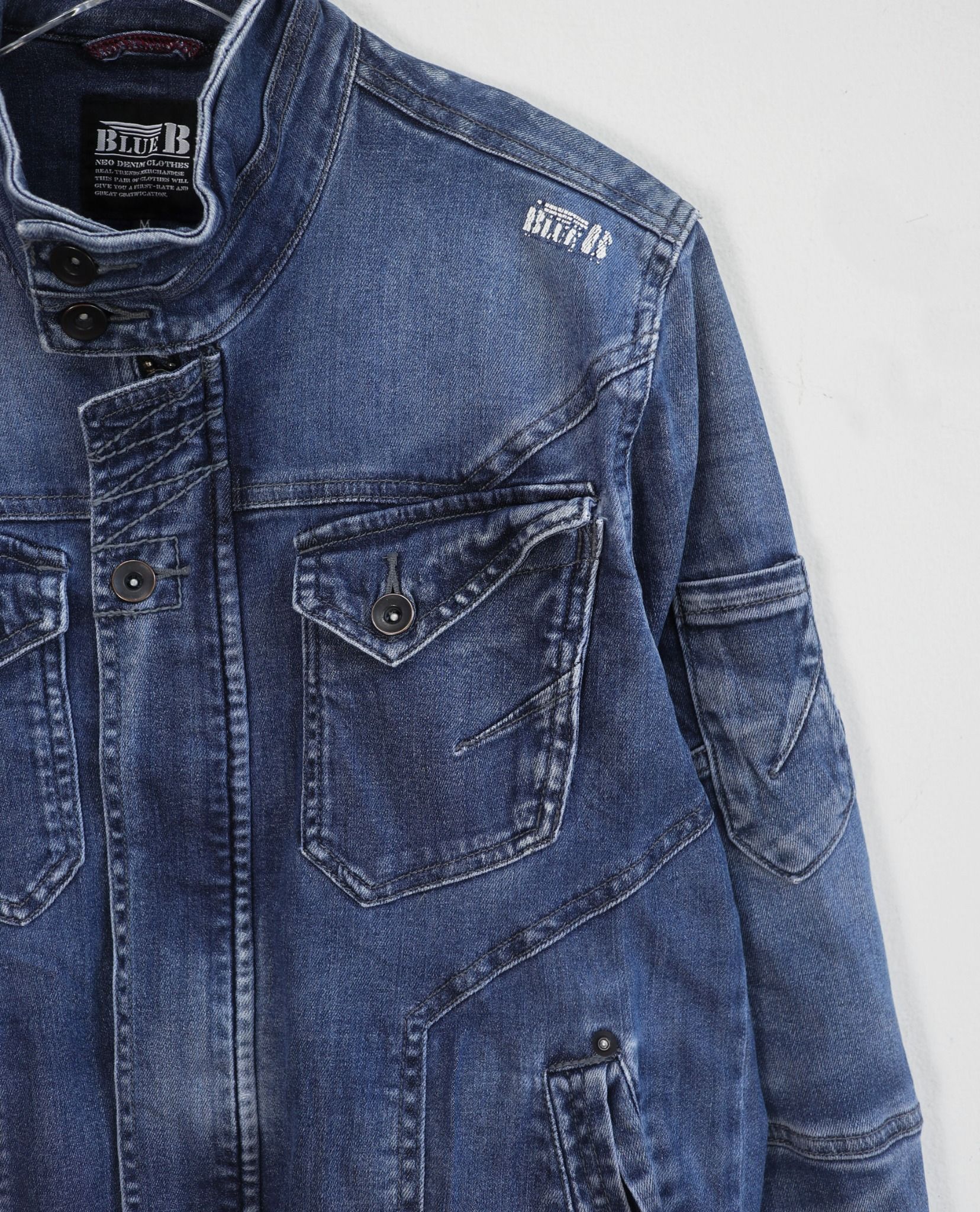 06.25.23 - VTG DENIM WORK JACKET - BLUE B