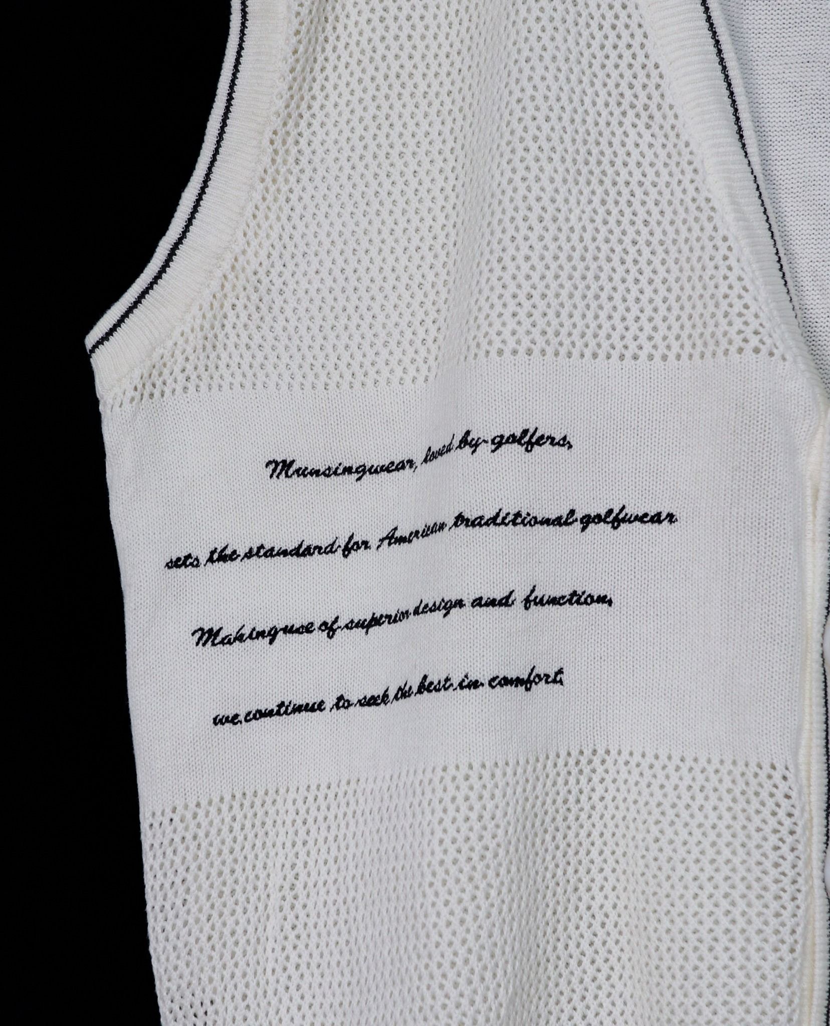 10.06.22 - VTG KNIT VEST - MUNSINGWEAR