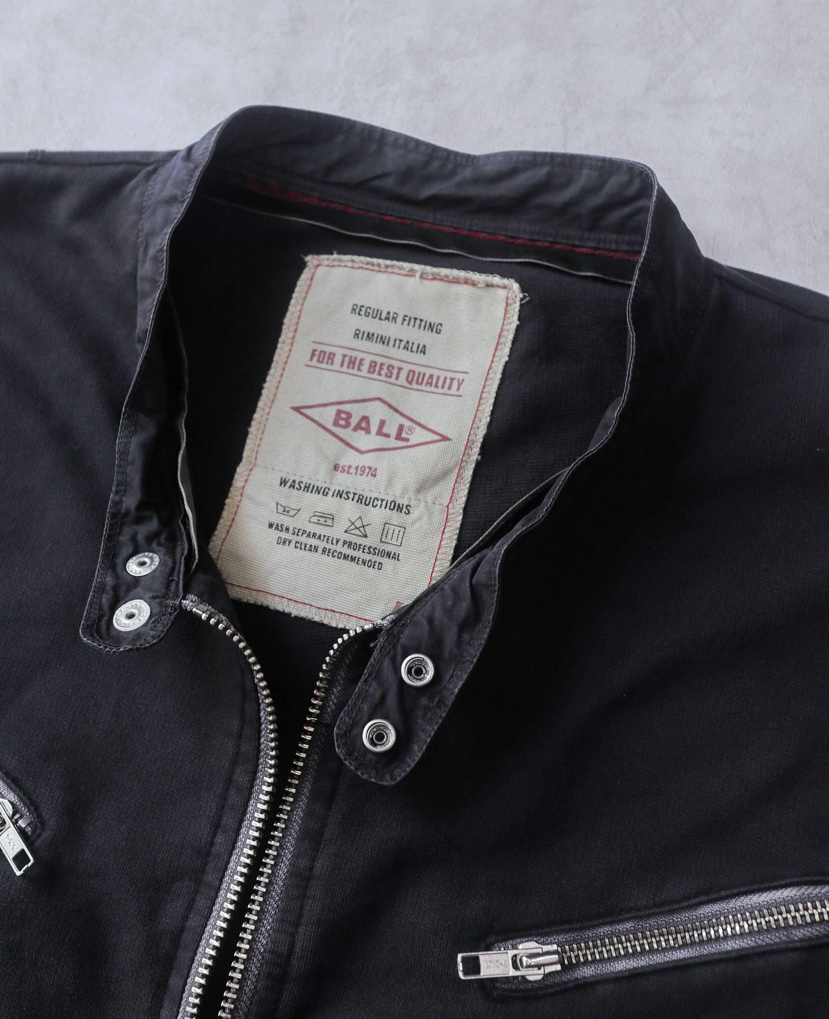 03.15.24 - VTG COTTON CAFE RACER JACKET - BALL