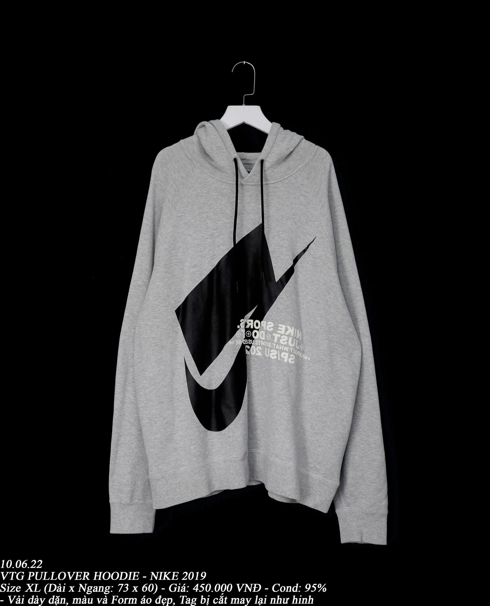 10.06.22 - VTG PULLOVER HOODIE - NIKE 2019