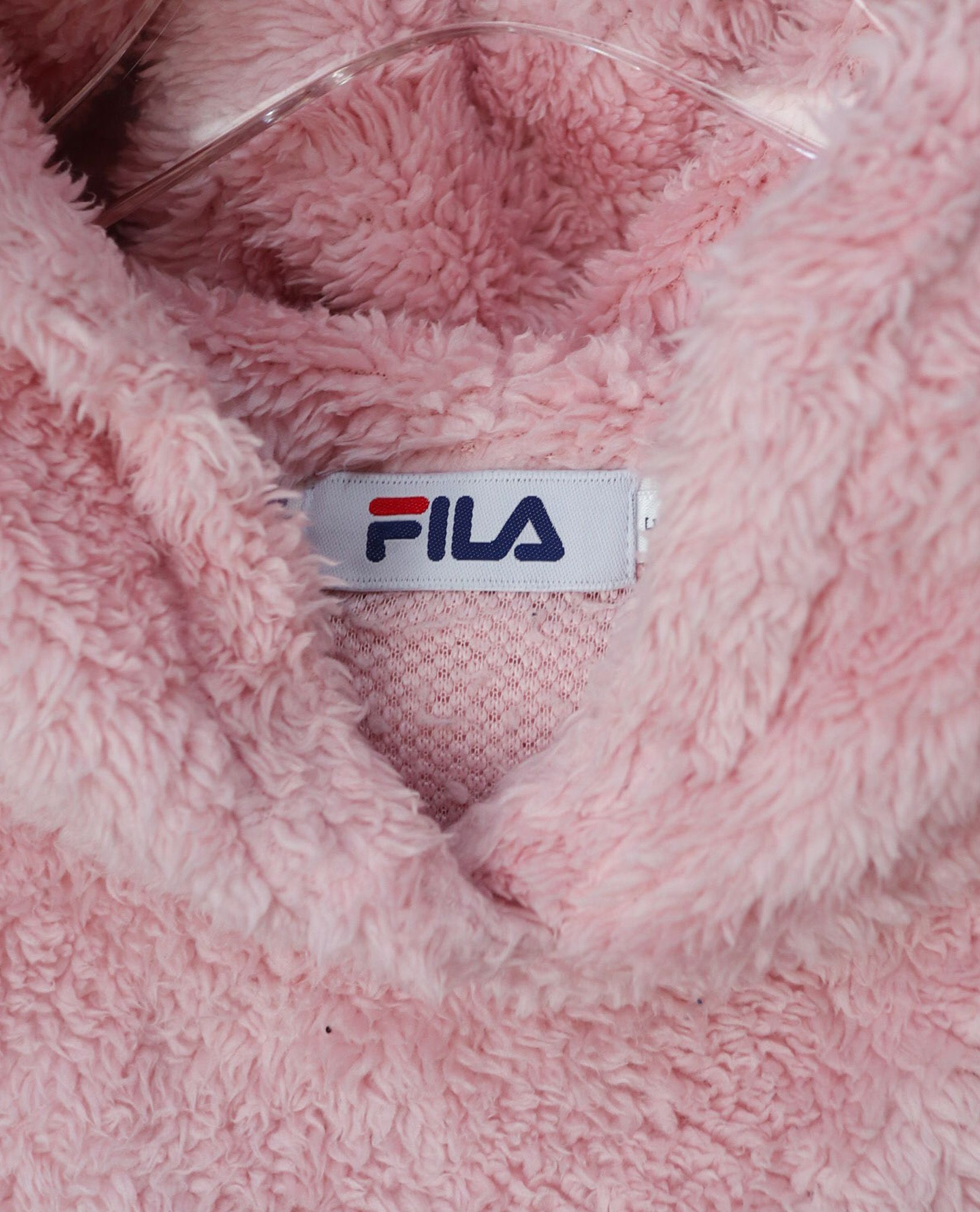 02.01.23 - VTG CROPPED FAUX FUR HOODIE - FILA
