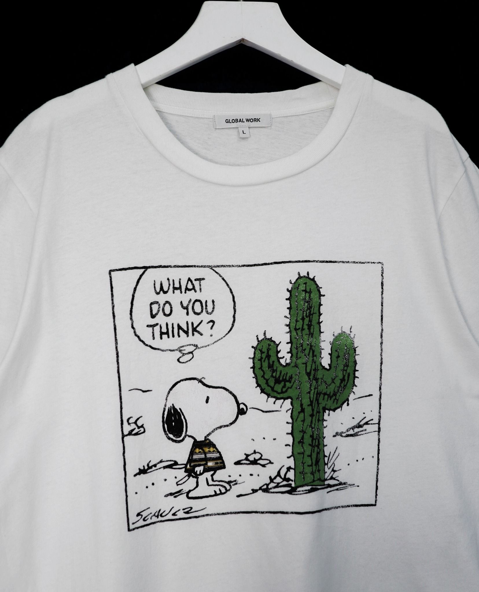10.07.22 - VTG T-SHIRT - GLOBAL WORK X PEANUTS