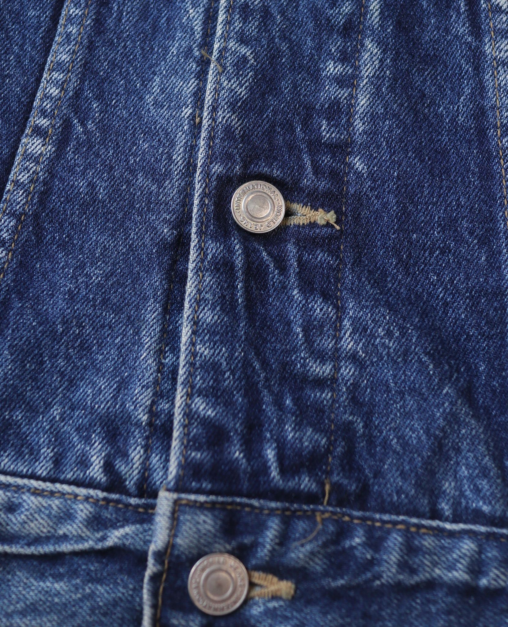 10.27.23 - VTG VEST DENIM JACKET - BIG JOHN