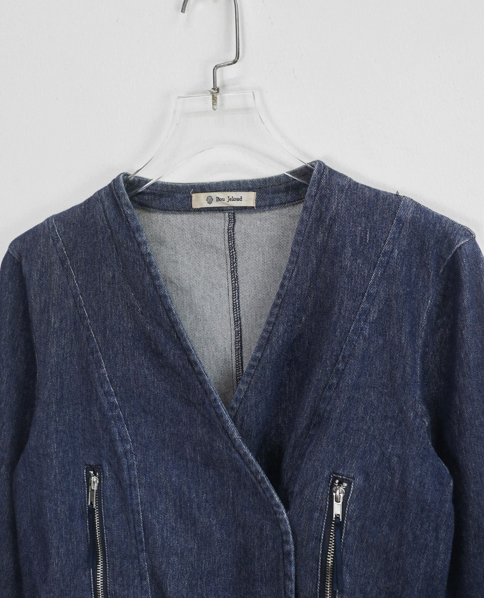 07.12.23 - DENIM CARDIGAN JACKET - BOU JELOUD