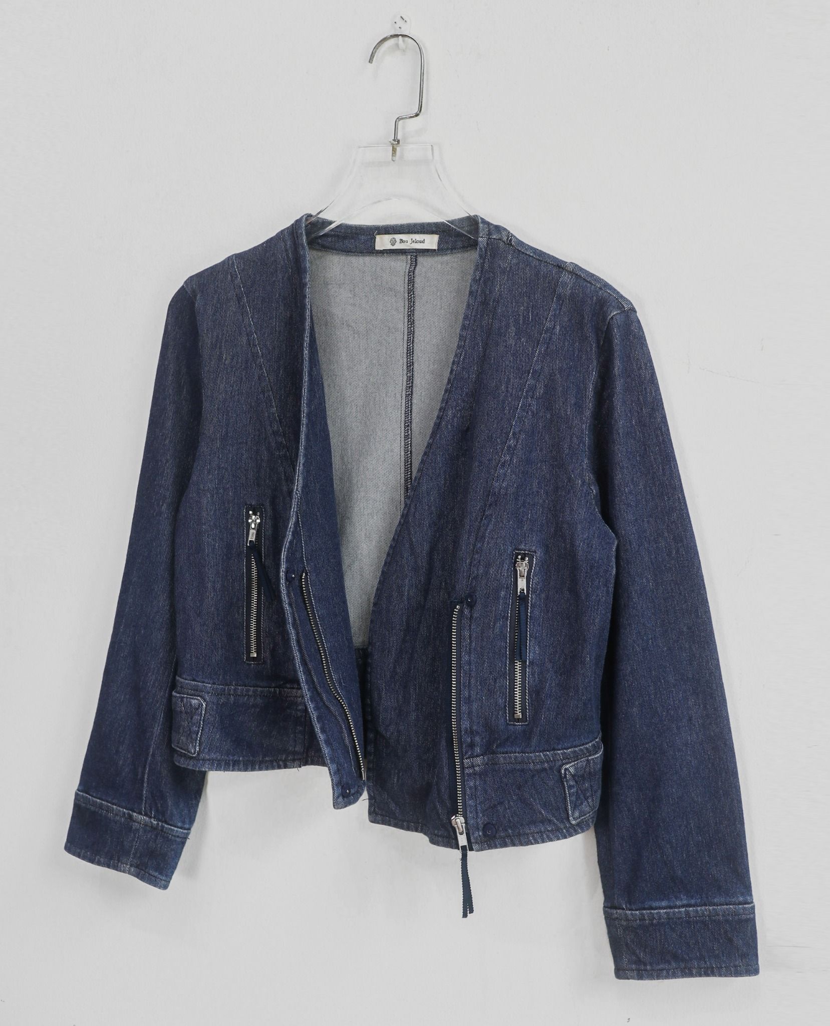 07.12.23 - DENIM CARDIGAN JACKET - BOU JELOUD