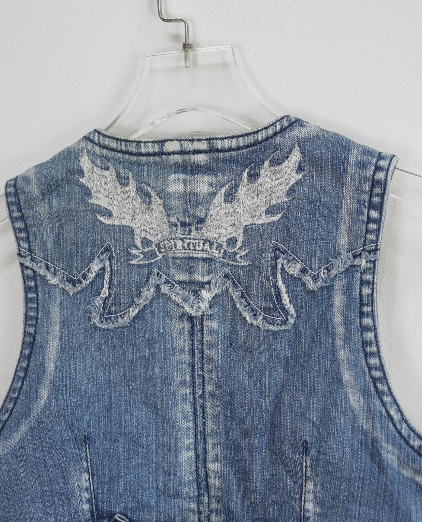 07.12.23 - DENIM WAISTCOAT JACKET - CELLO