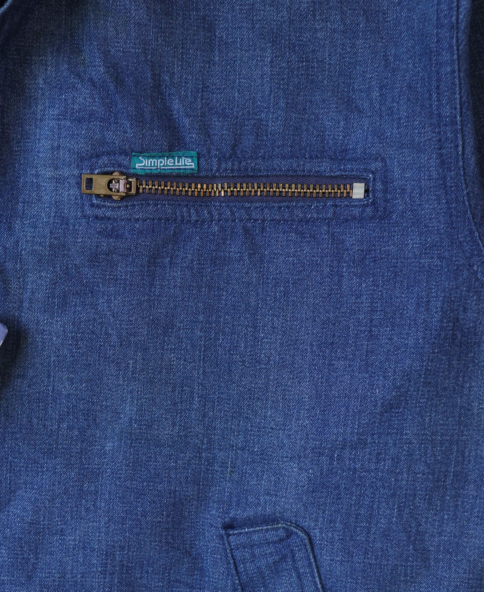 10.28.23 - VTG BLOUSON DENIM JACKET - SIMPLE LIFE by RENOWN