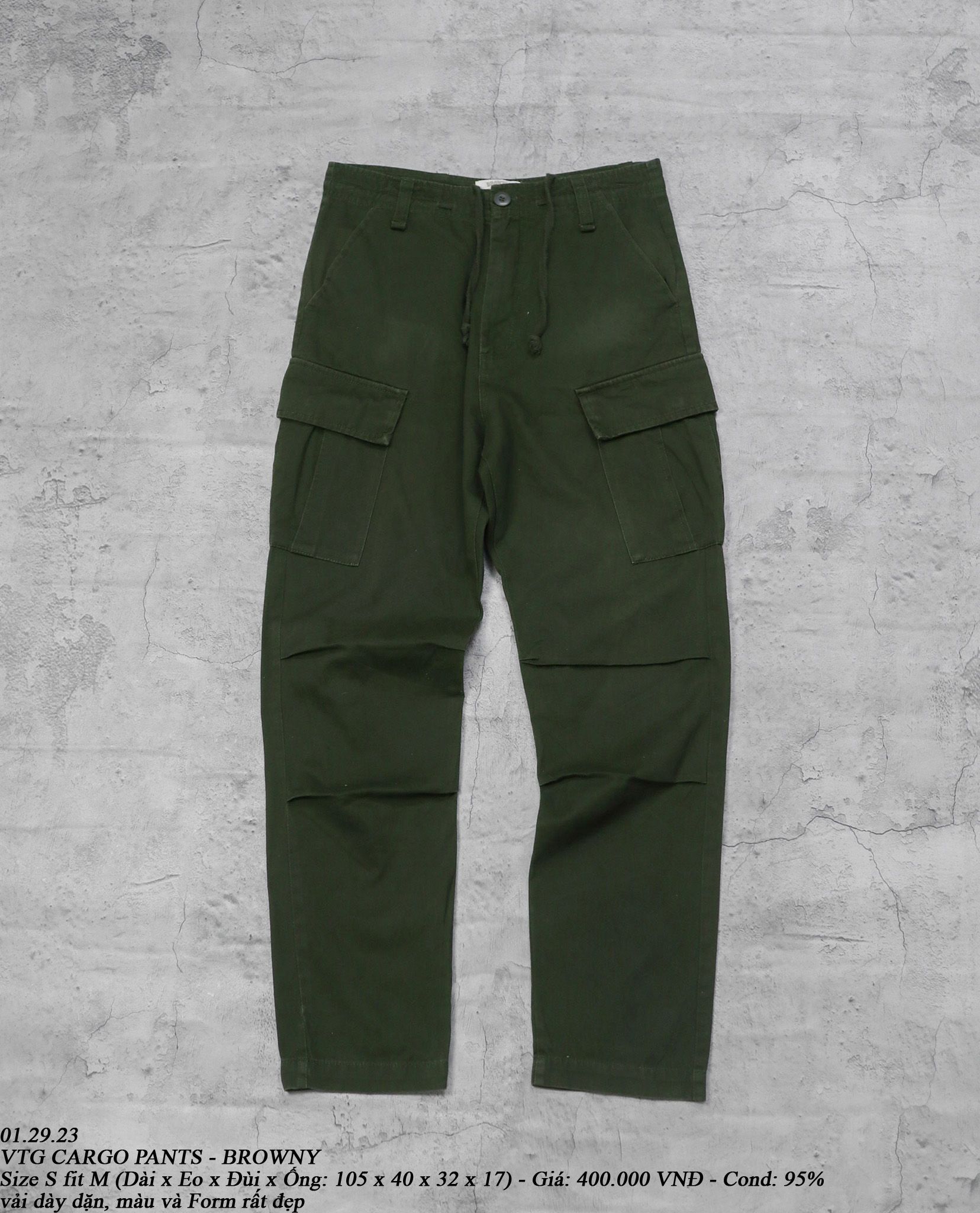 01.29.23 - VTG CARGO PANTS - BROWNY