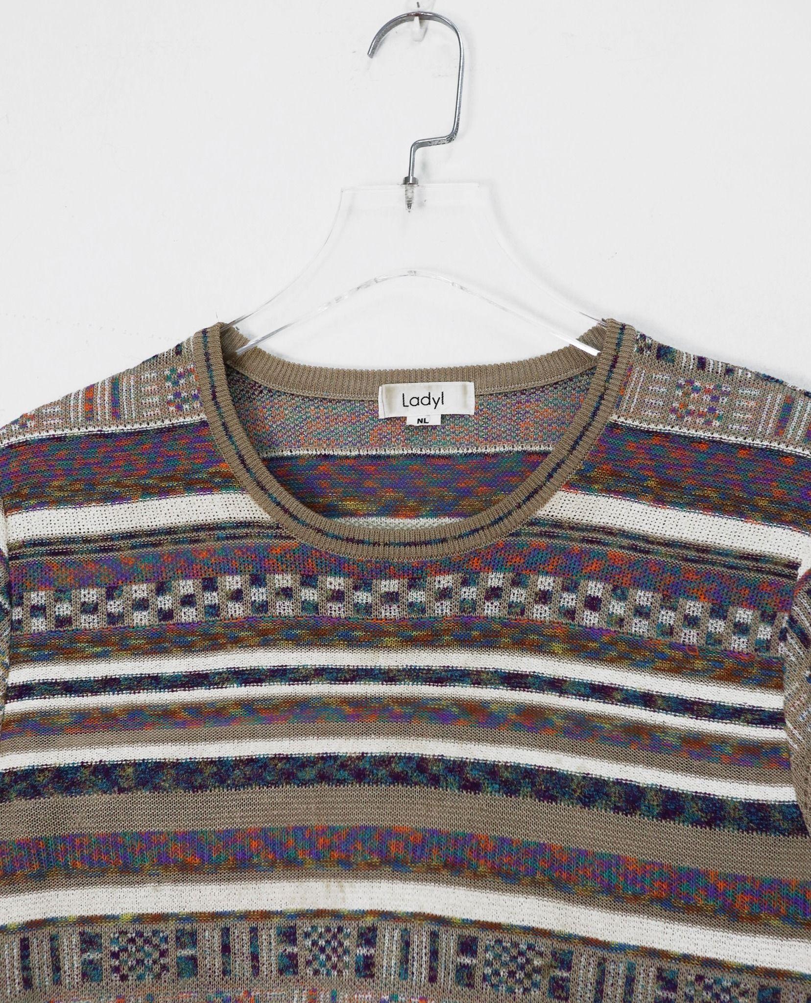10.13.22 - VTG KNIT SHIRT - LADYL
