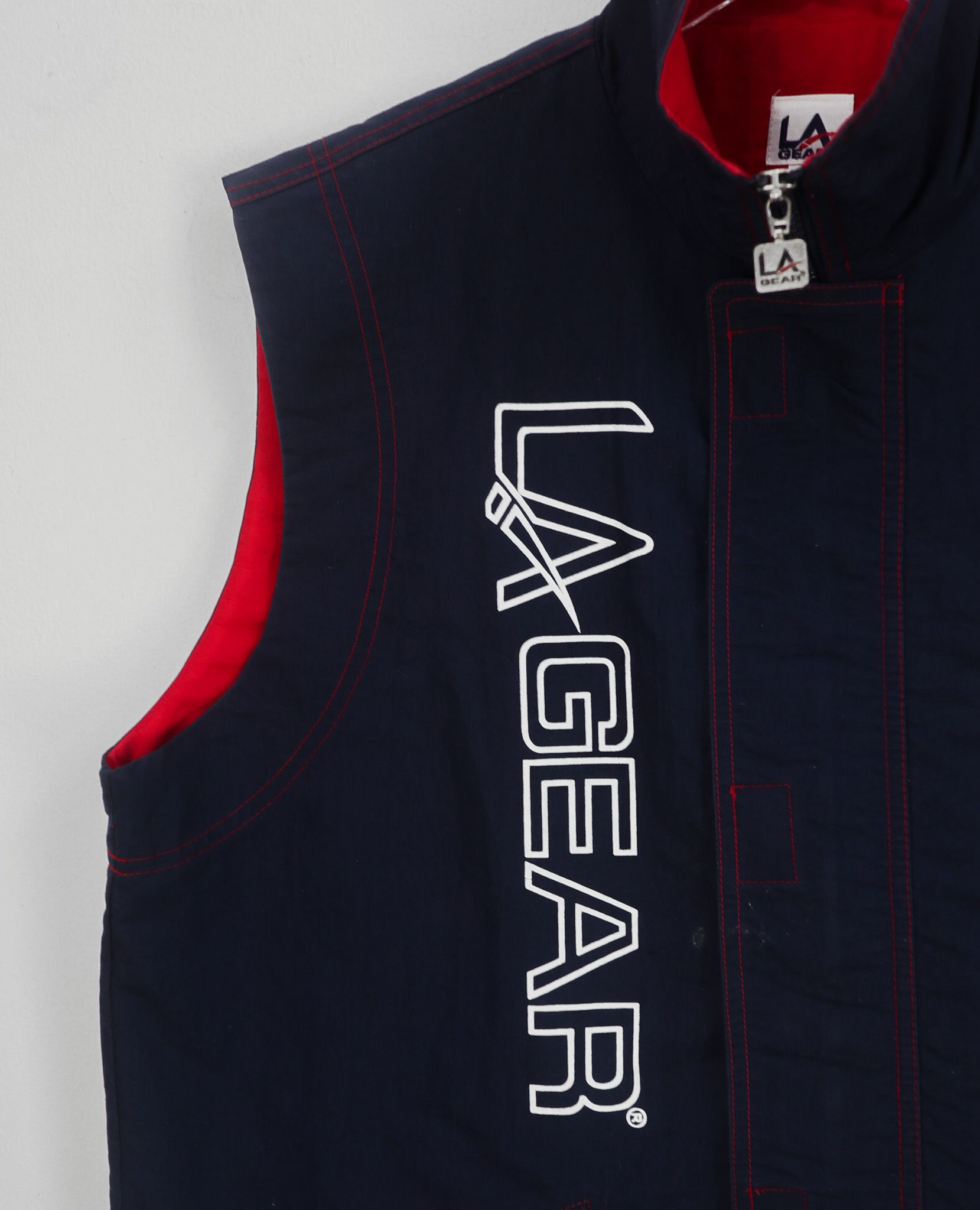07.30.23 - VTG WINDBREAKER VEST JACKET - LA GEAR