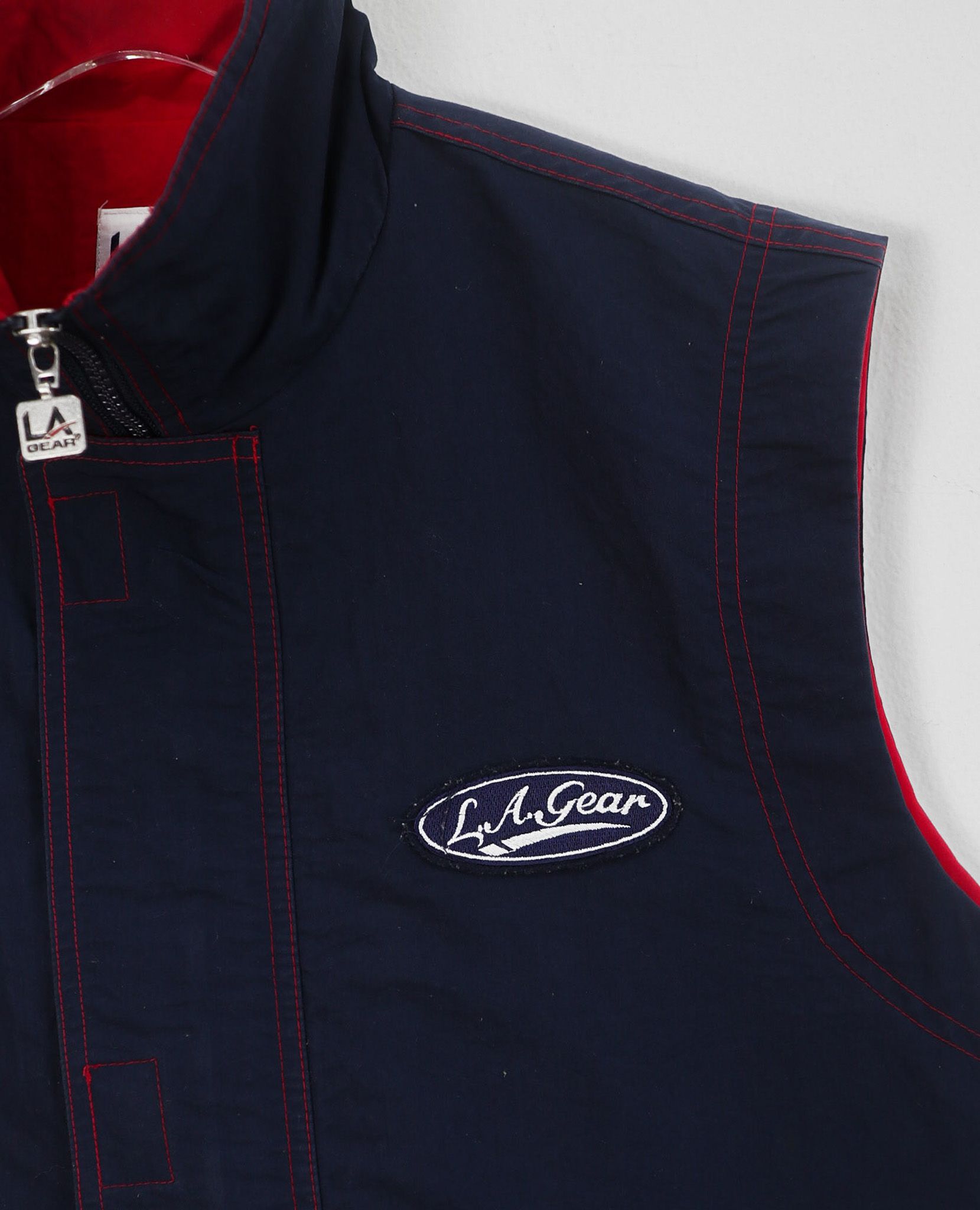 07.30.23 - VTG WINDBREAKER VEST JACKET - LA GEAR