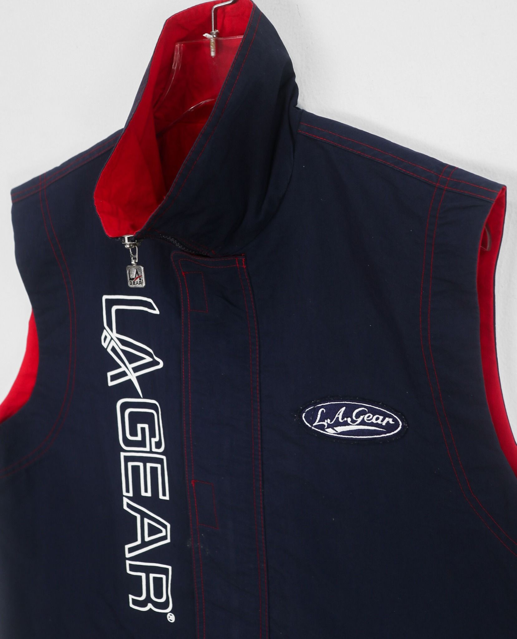 07.30.23 - VTG WINDBREAKER VEST JACKET - LA GEAR