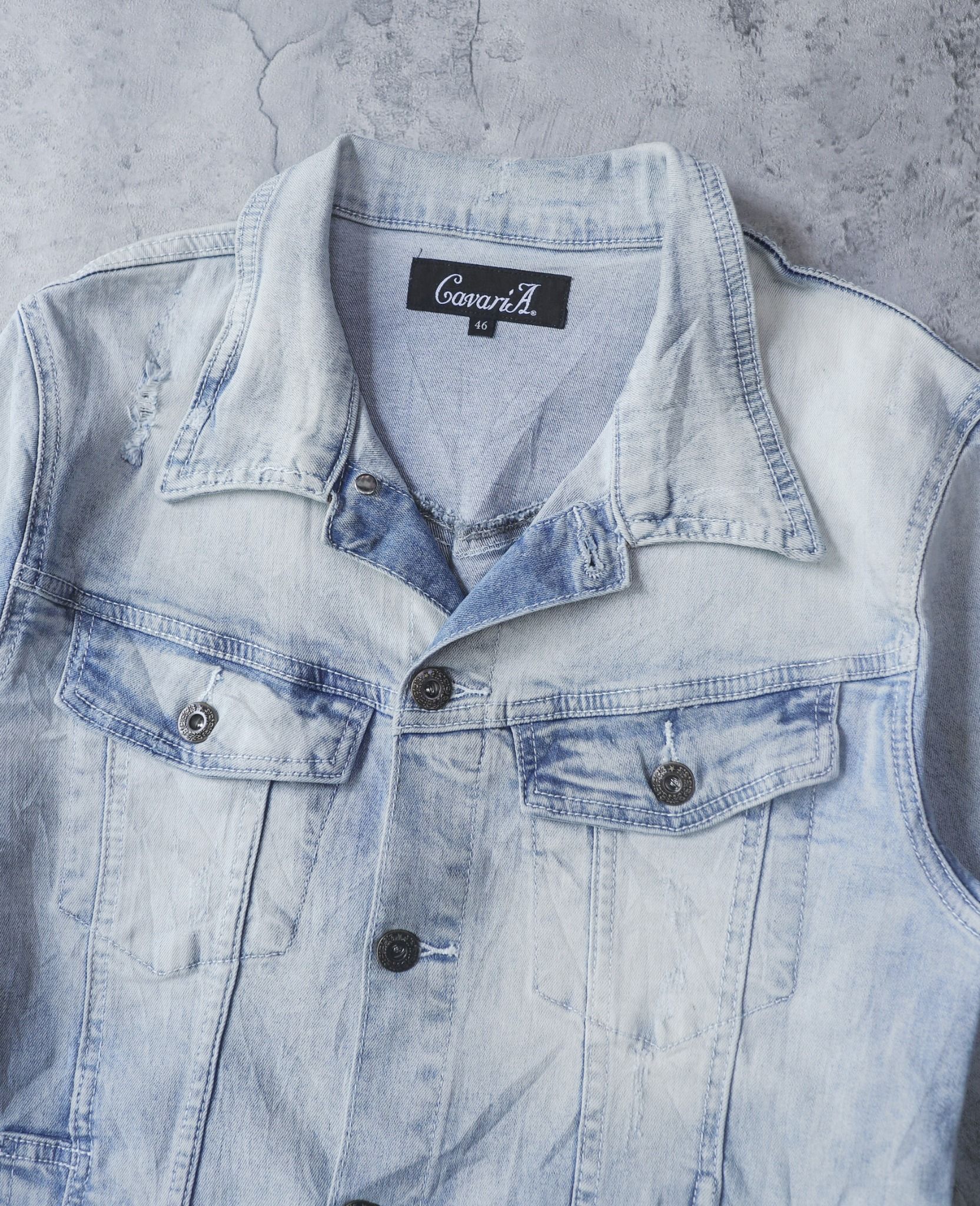 03.20.24 - VTG DENIM TRUCKER JACKET - CAVARIA