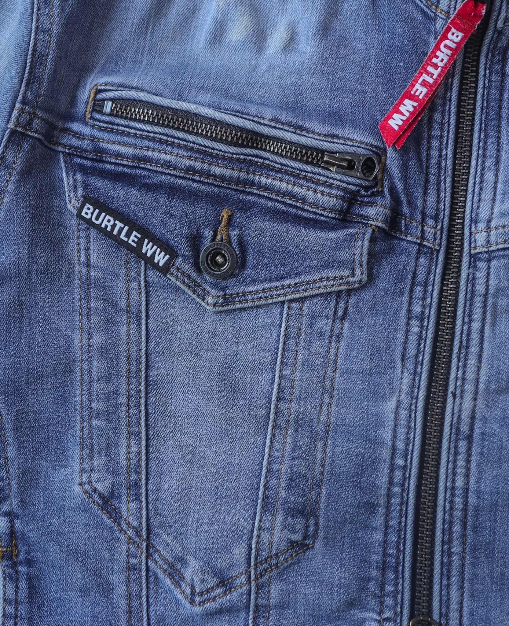 03.20.24 - VTG DENIM WORK JACKET - BURTLE WORK WEAR