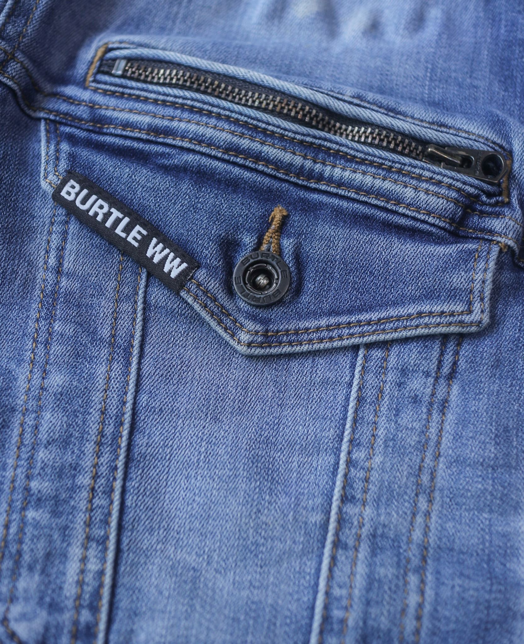 03.20.24 - VTG DENIM WORK JACKET - BURTLE WORK WEAR