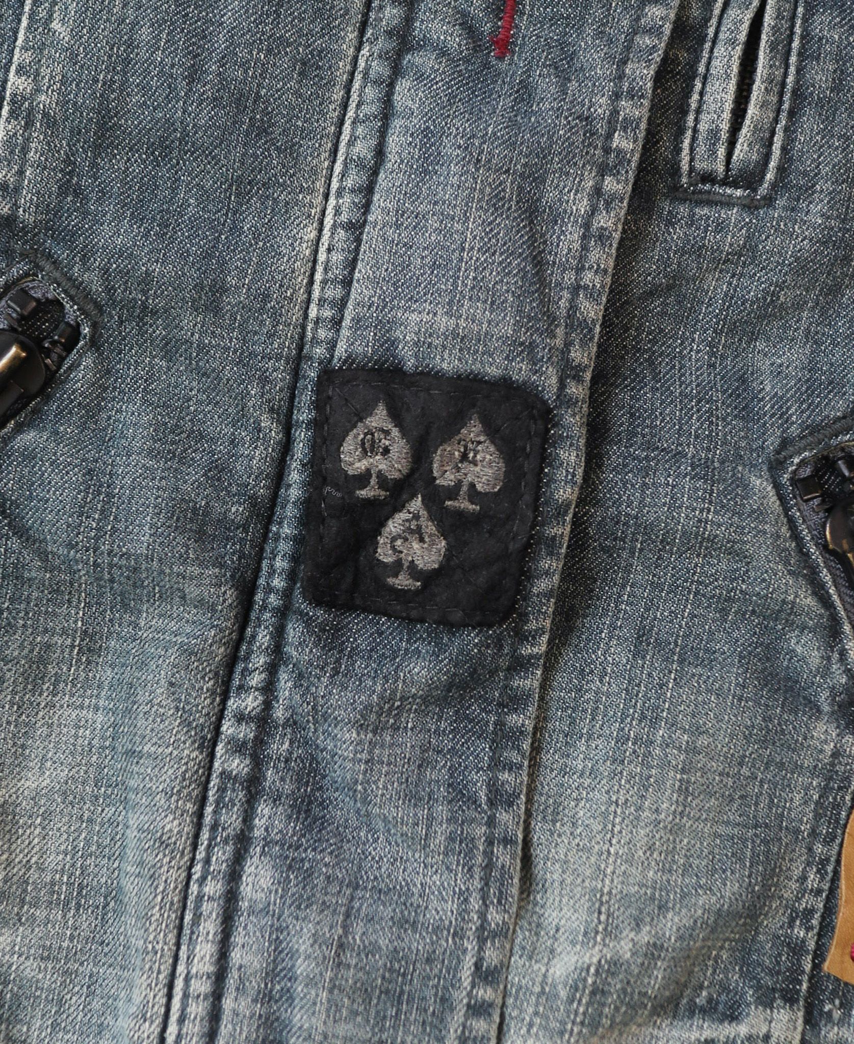 10.28.23 - VTG CROPPED DENIM JACKET - ANTGAUDE