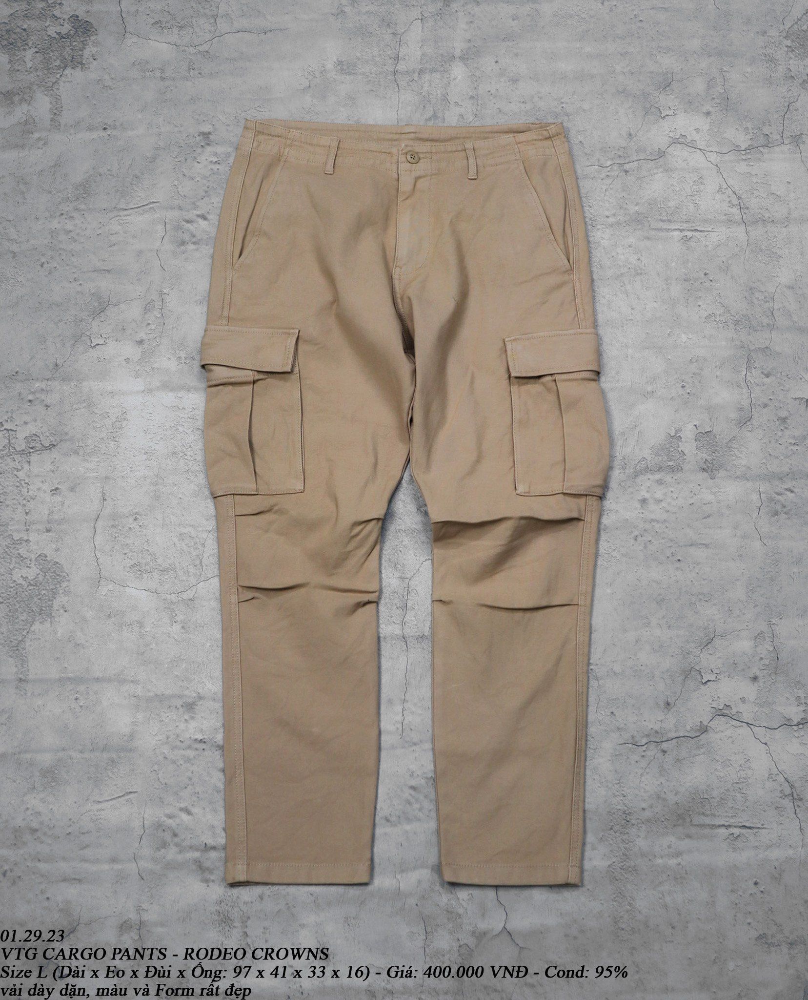 01.29.23 - VTG CARGO PANTS - RODEO CROWNS