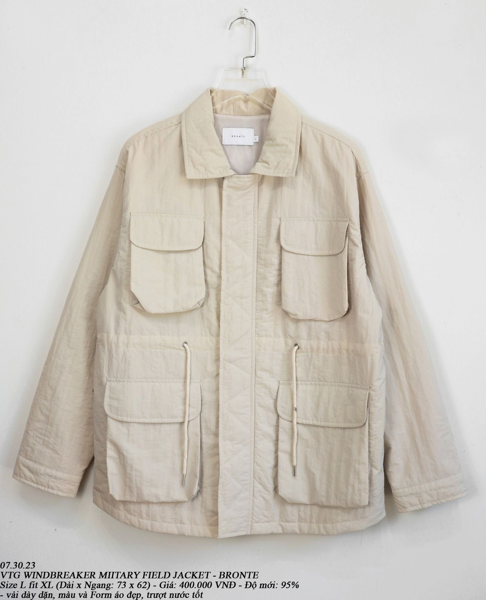 07.30.23 - VTG WINDBREAKER MILITARY FIELD JACKET - BRONTE