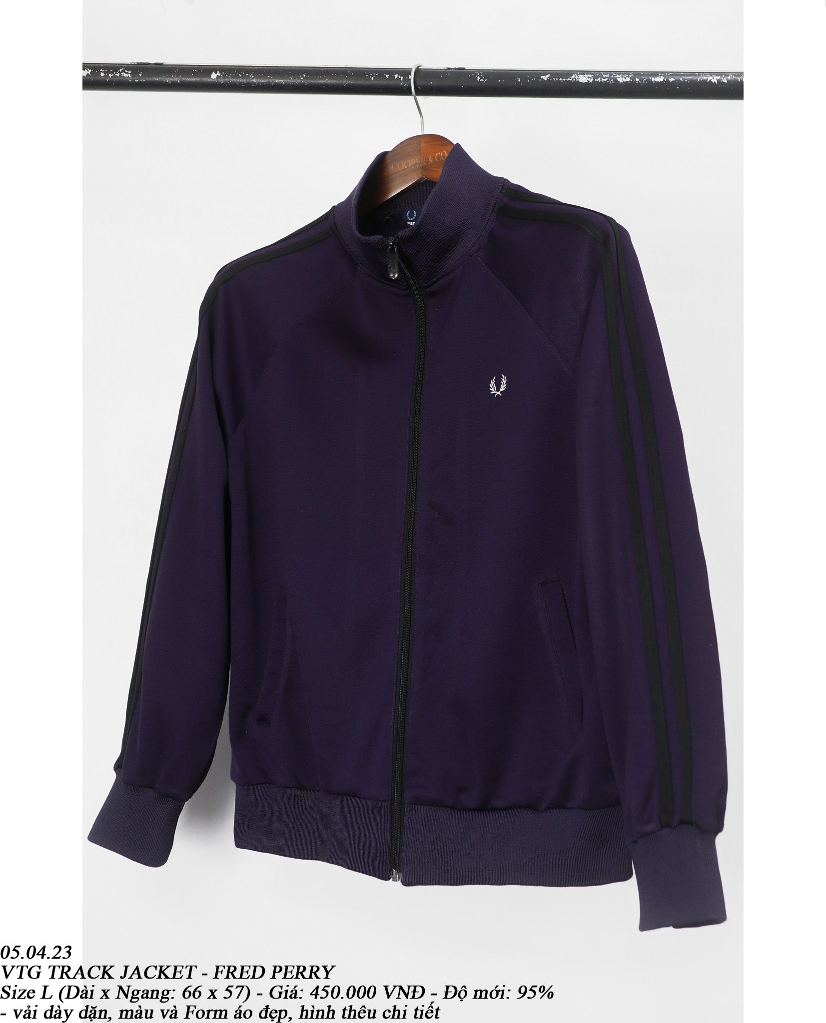 05.04.23 - VTG TRACK JACKET - FRED PERRY