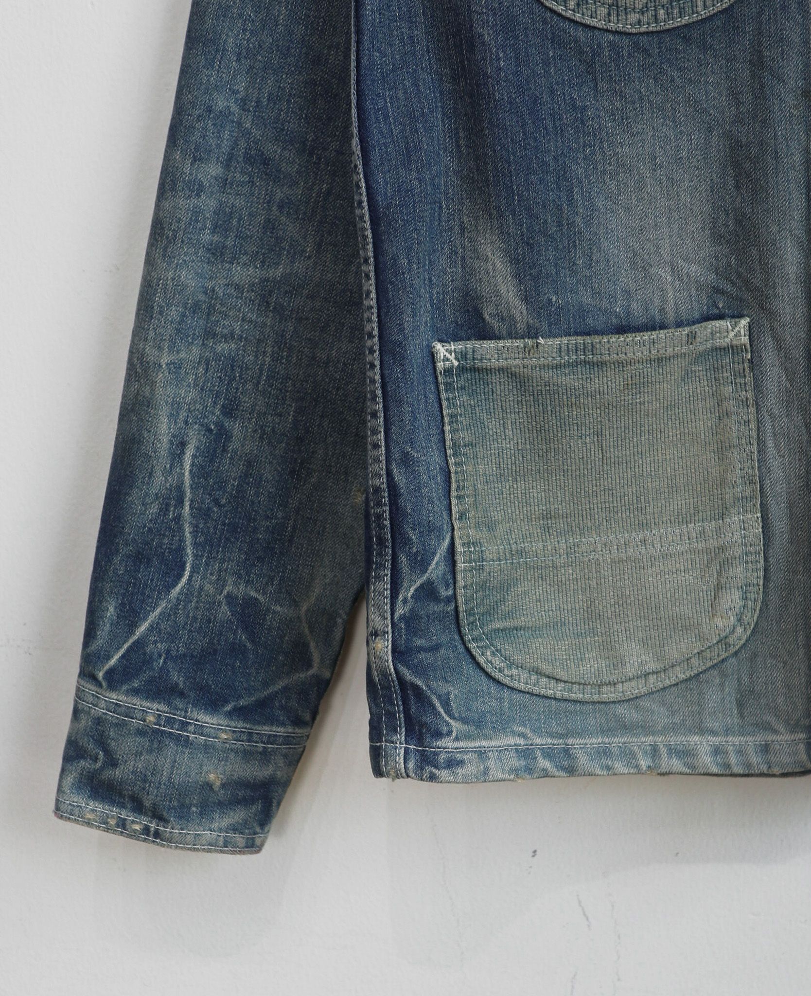 11.05.23 - VTG DENIM CHORE COAT JACKET - FUNDAMENTAL AGREEMENT LUXURY