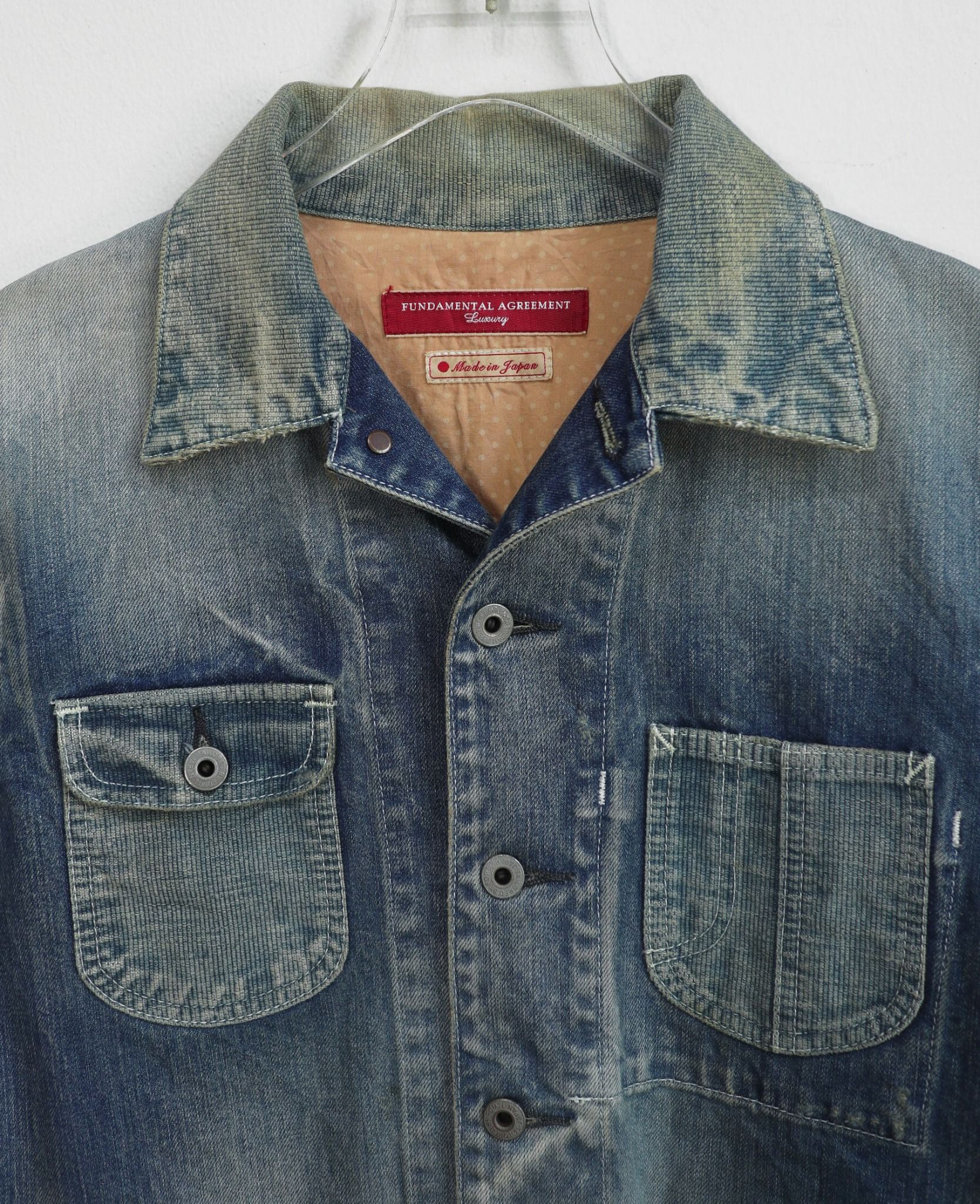 11.05.23 - VTG DENIM CHORE COAT JACKET - FUNDAMENTAL AGREEMENT LUXURY