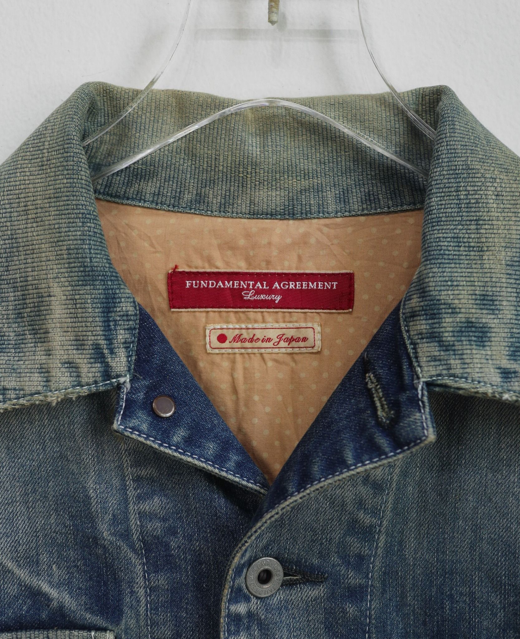 11.05.23 - VTG DENIM CHORE COAT JACKET - FUNDAMENTAL AGREEMENT LUXURY