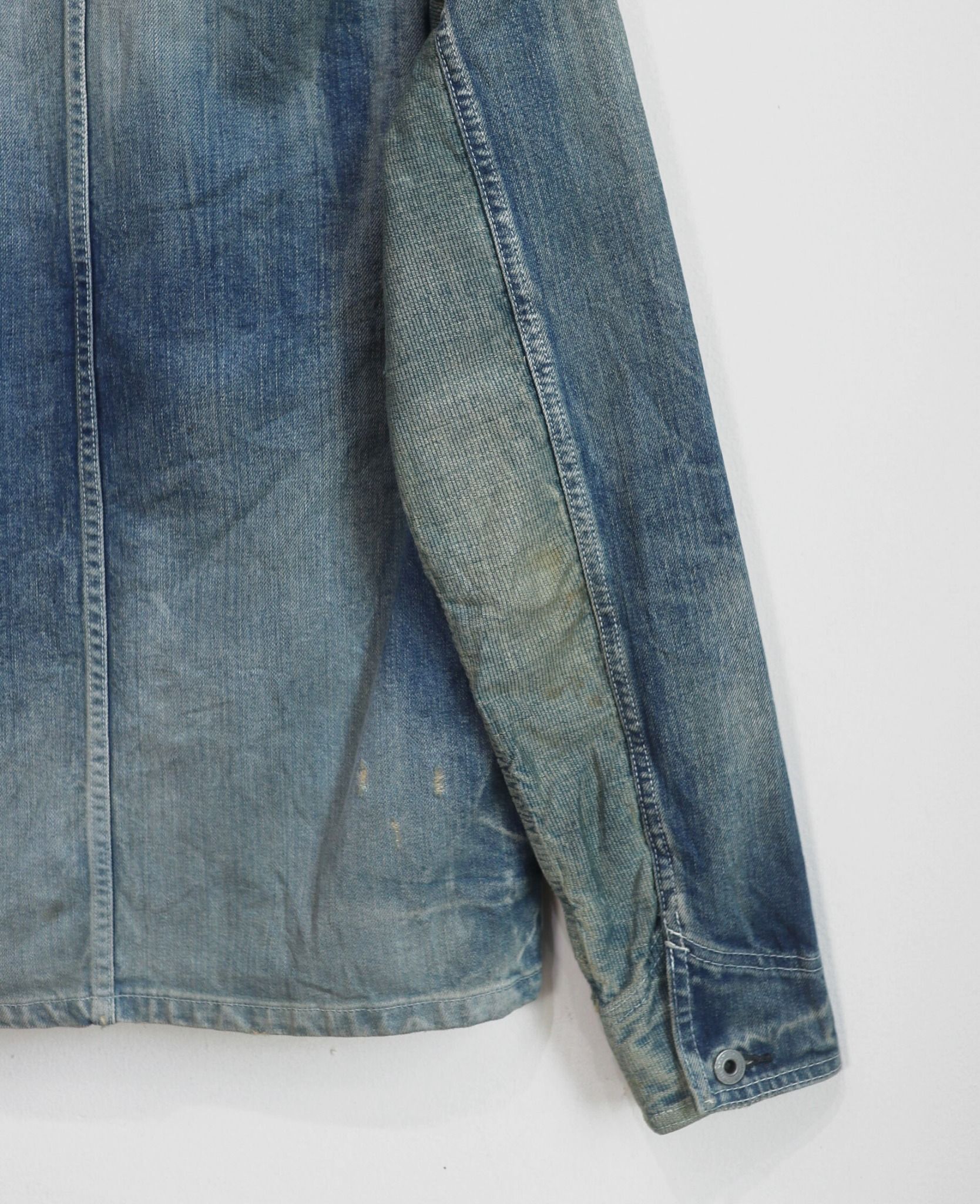 11.05.23 - VTG DENIM CHORE COAT JACKET - FUNDAMENTAL AGREEMENT LUXURY