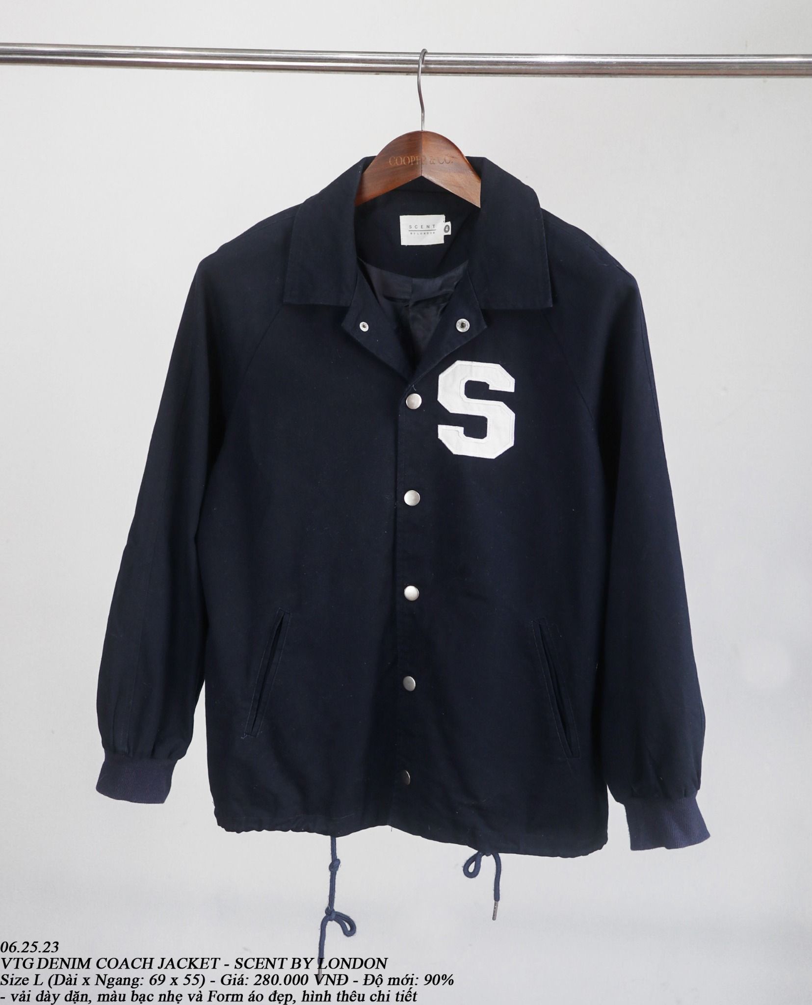 06.25.23 - VTG DENIM COACH JACKET - SCENT BY LONDON